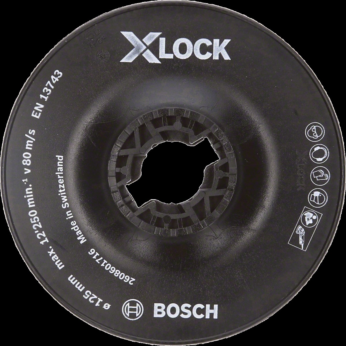 Bosch - X-LOCK - 125 mm Fiber Disk Sert Taban