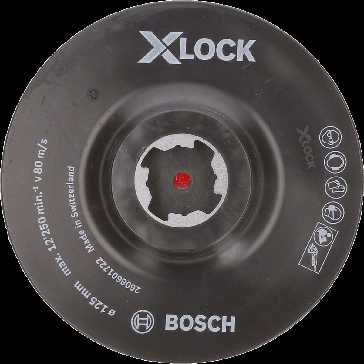 Bosch - X-LOCK - 125 mm M14 Kağıt Zımparalar için Taban