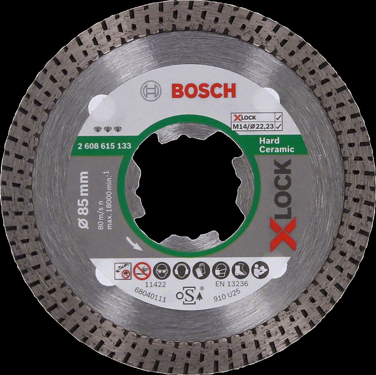 Bosch - X-LOCK - Best Serisi Sert Seramikler İçin Elmas Kesme Diski 85 mm
