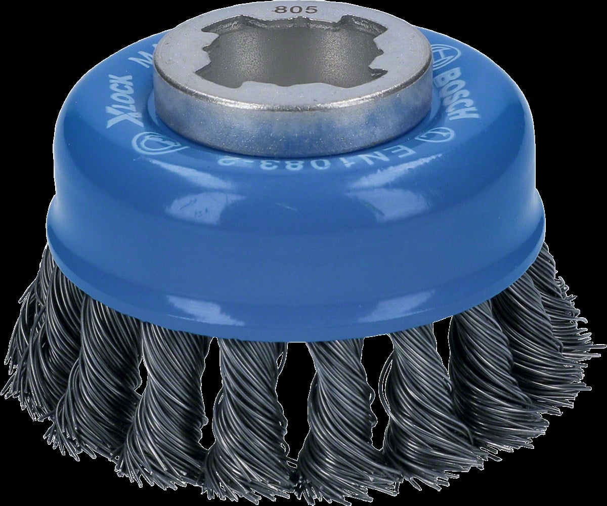 Bosch - X-LOCK - Heavy Serisi Metal İçin Burgulu Tel Fırça 75*0,5 mm