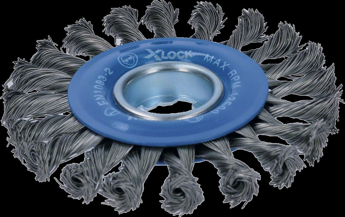 Bosch - X-LOCK - Heavy Serisi Metal İçin Burgulu Yuvarlak Fırça 115*0,5 mm
