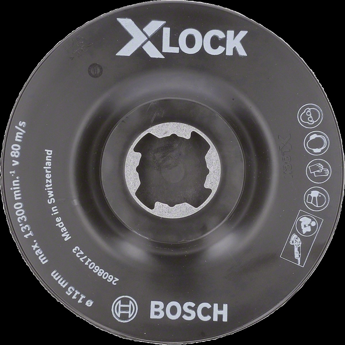 Bosch - X-LOCK - SCM Merkez Delikli Taban 115 mm