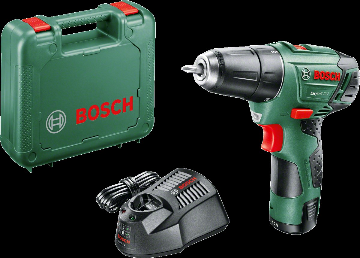 Bosch Easy Drill 12-2 Akülü Delme/Vidalama Makinesi  2,5 AH (Tek Akü)