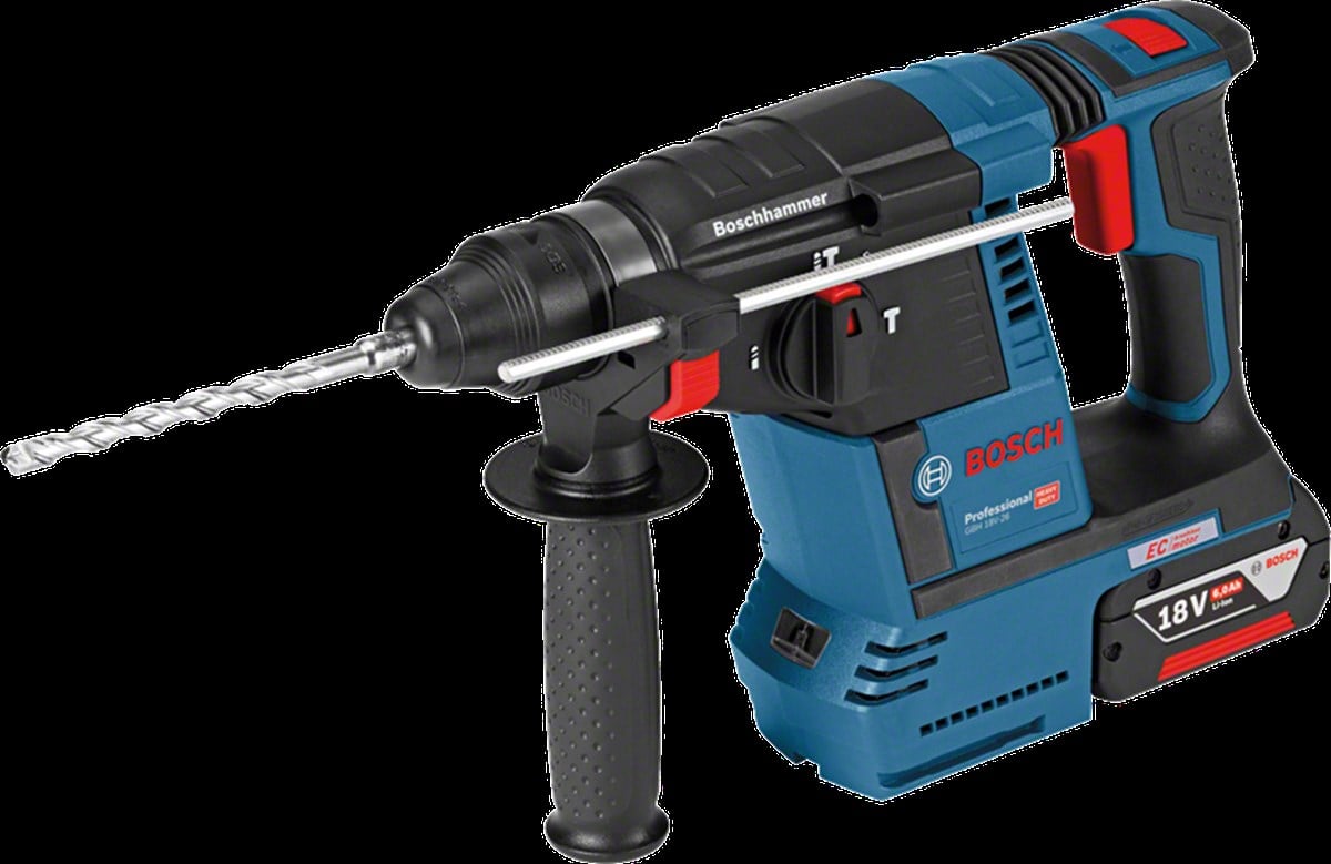 Bosch Professional GBH 18V-26 Kırıcı Delici 18 Volt 6 Ah Çift Akü