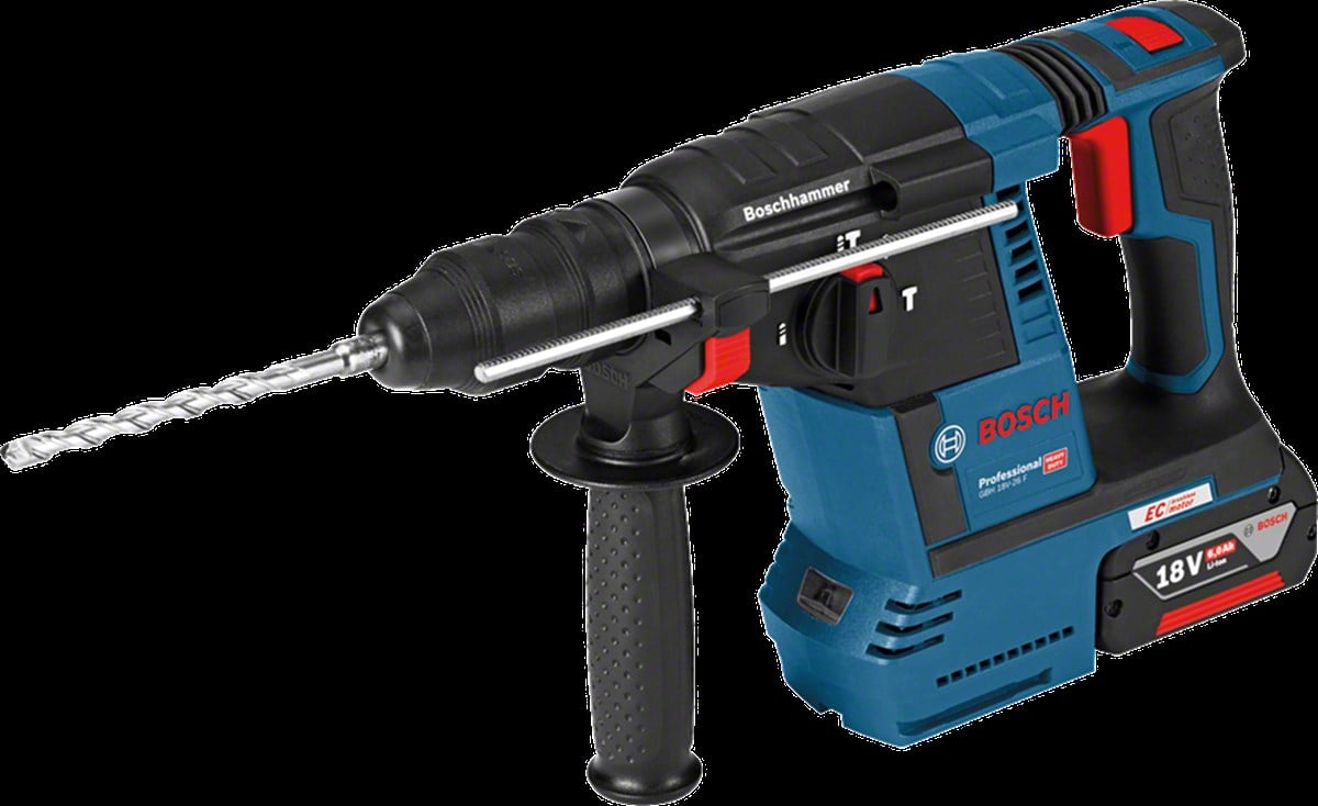 Bosch Professional GBH 18V-26 F 6 Ah Çift Akülü Kırıcı/Delici-Çanta