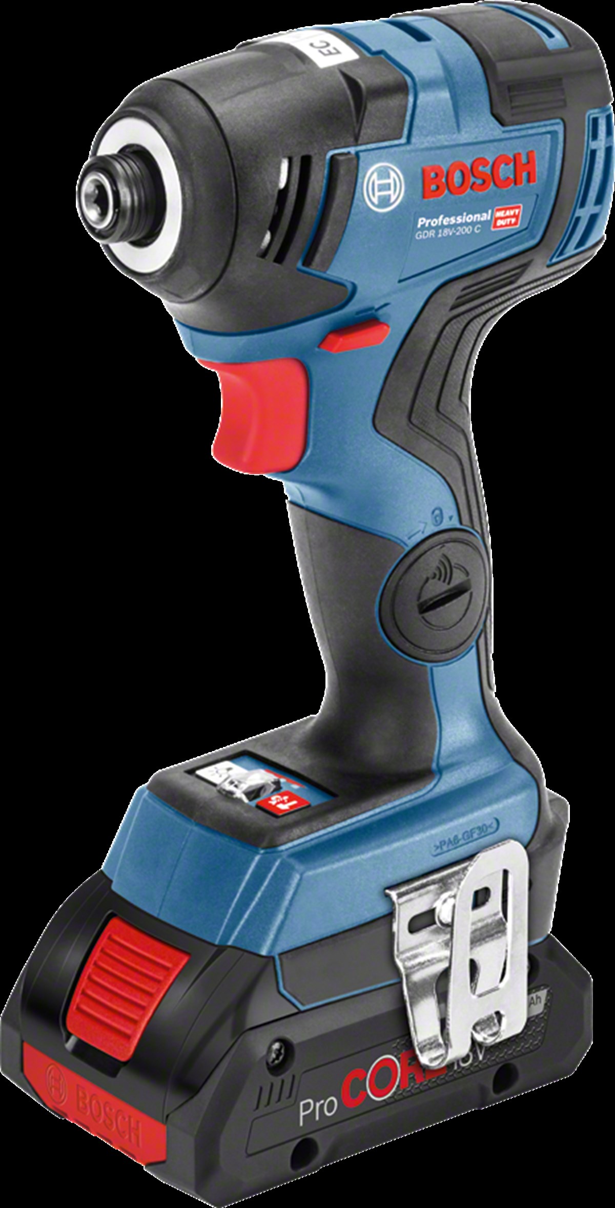 Bosch Professional GDR 18V-200 C Akülü Darbeli Somun Sıkma Makinesi (2 x18 V 4.0 Ah Akü, L-BOXX taşıma çantalı)