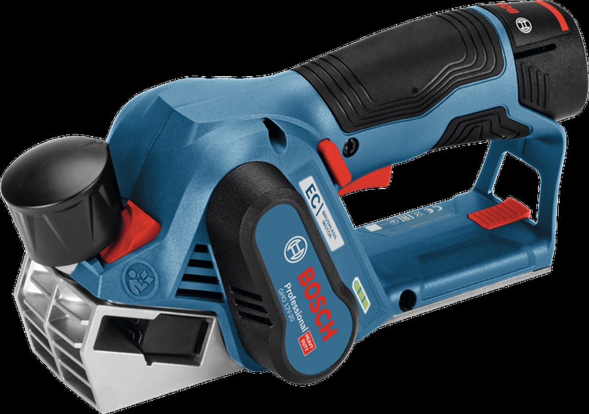 Bosch Professional GHO 12V-20 3 Ah Çift Akülü Planya - L-boxx Çantalı