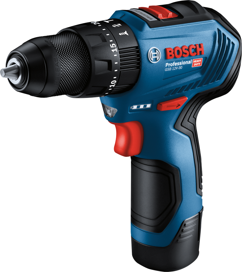 Bosch Professional GSB 12V-30 +39 parça vidalama setiAkülü Darbeli Delme Vidalama Makinesi