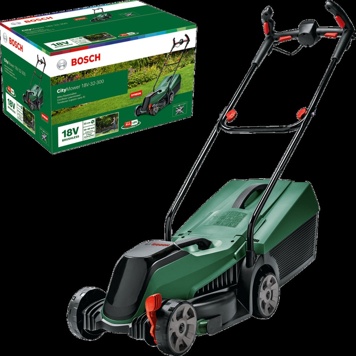 CityMower 18V-32-300 (Solo) Akülü Çim Biçme