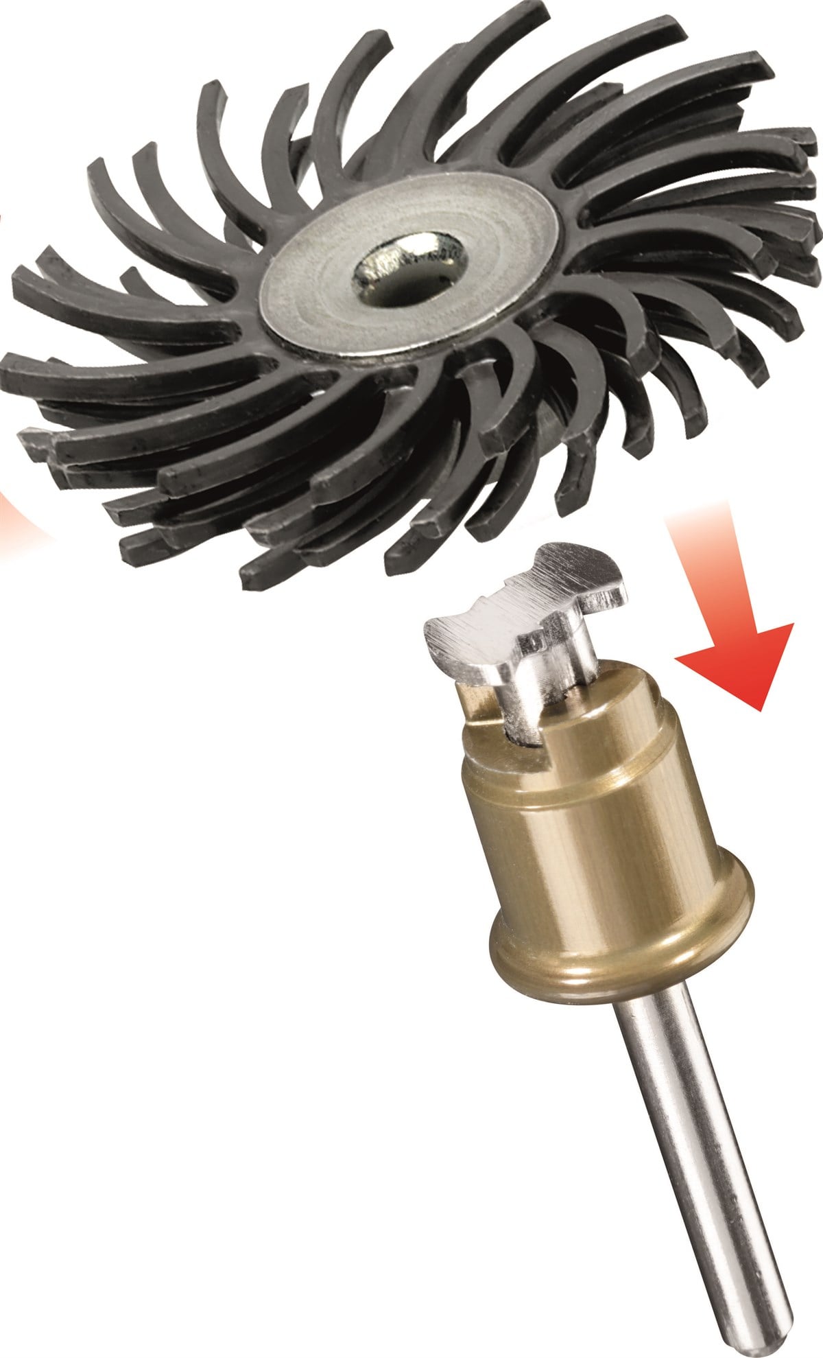 Dremel® EZ SpeedClic: Detay Aşındırıcı Fırça 36 kumlu (471S)