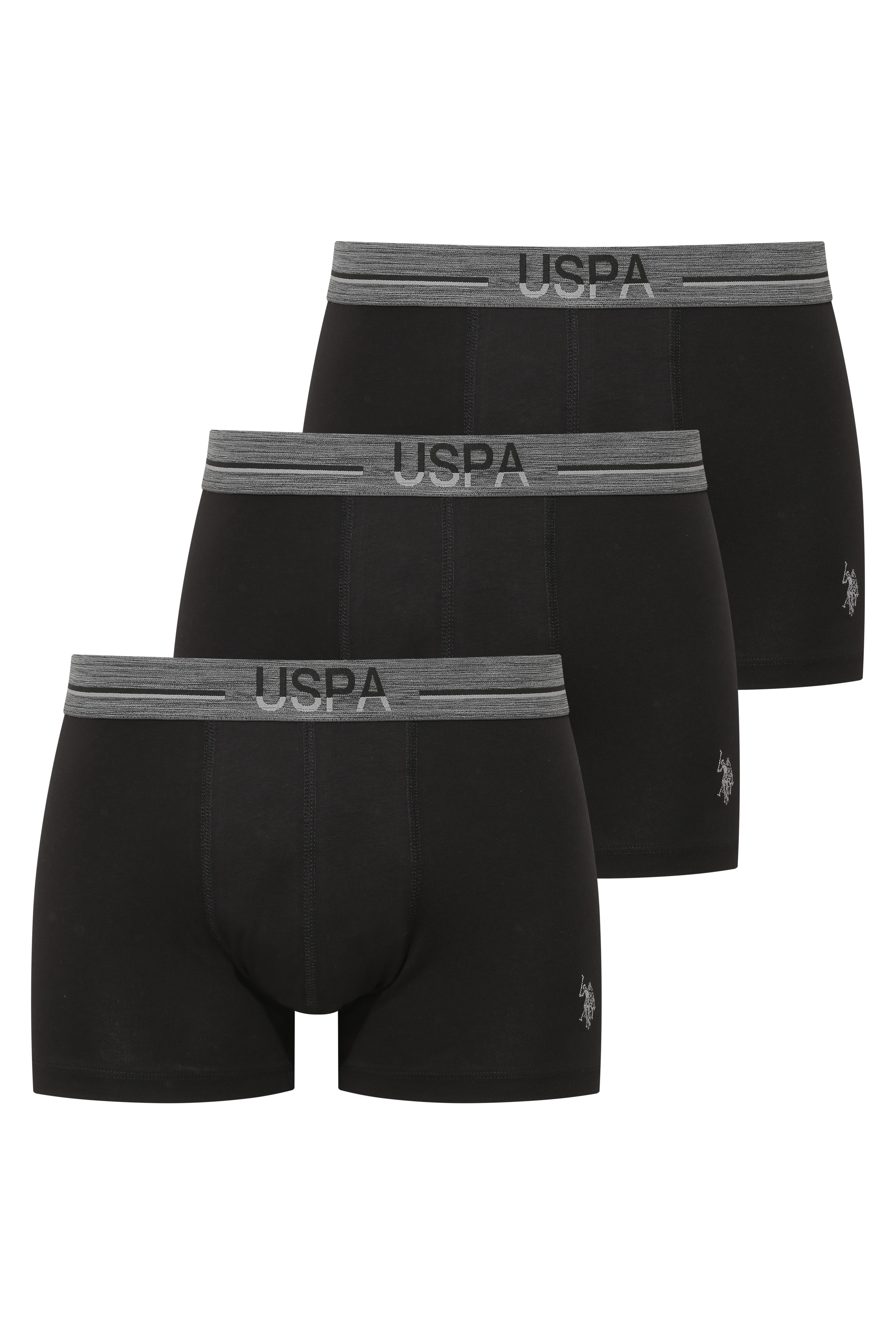  Erkek Siyah 3 lü Boxer  - US.01.80586 140