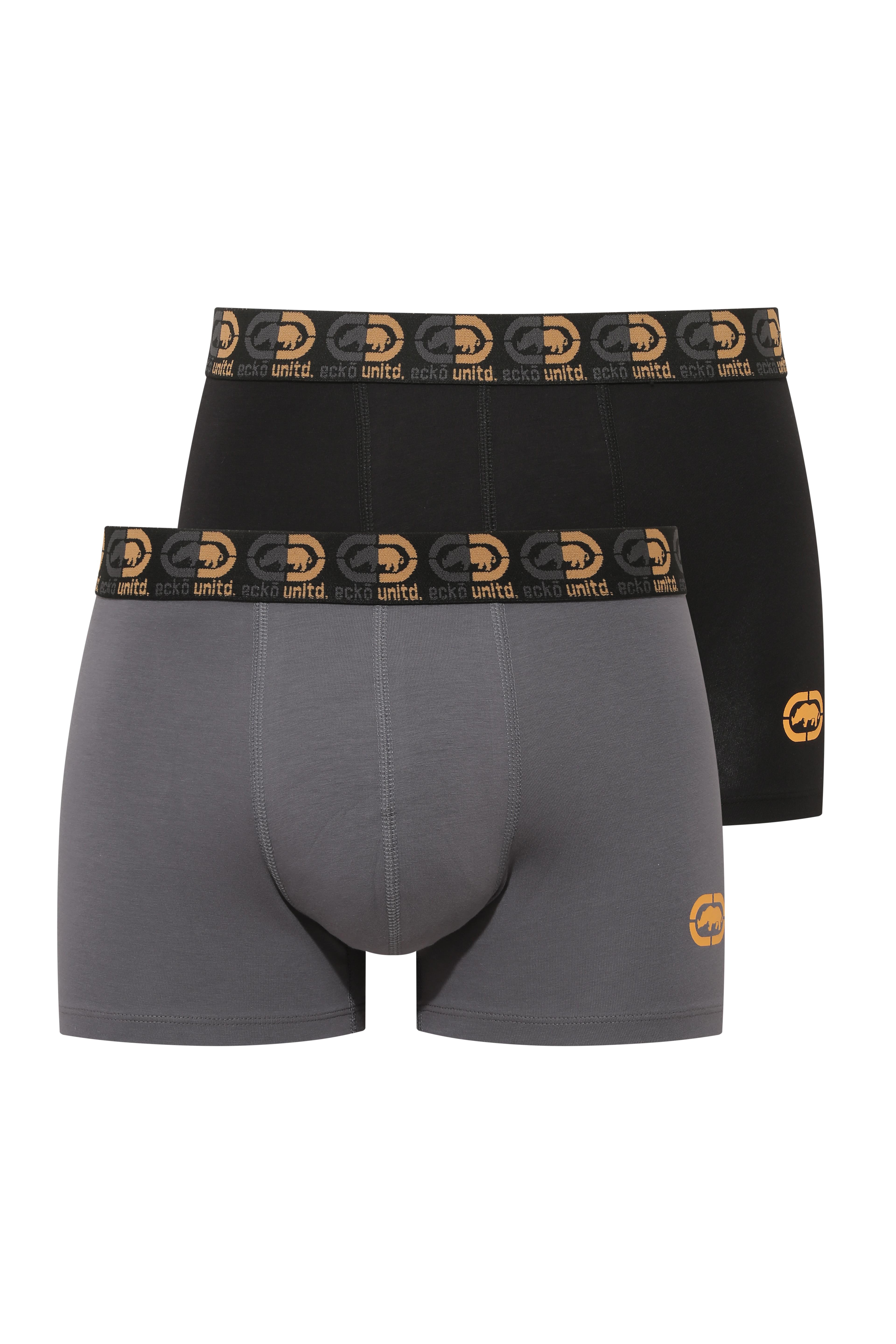 Ecko Siyah - Antrasit 2'li Boxer - ECKO.01.40009 550