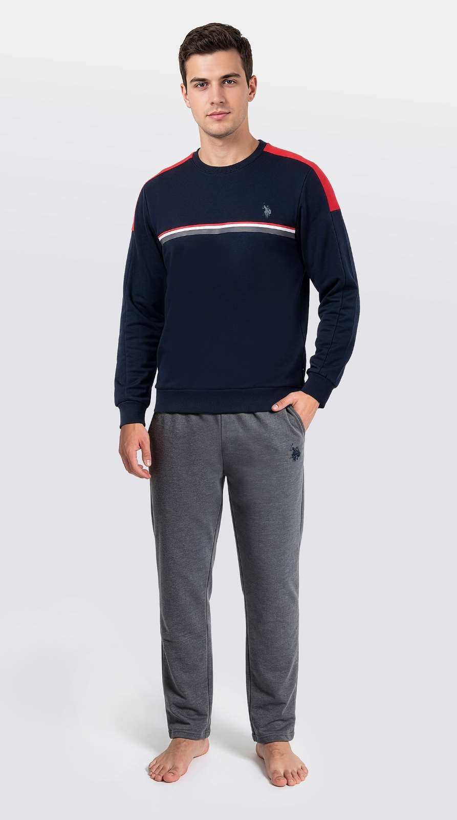 U.S. Polo Assn. Erkek Lacivert Ev Giyim  - US.01.19061.26K 240