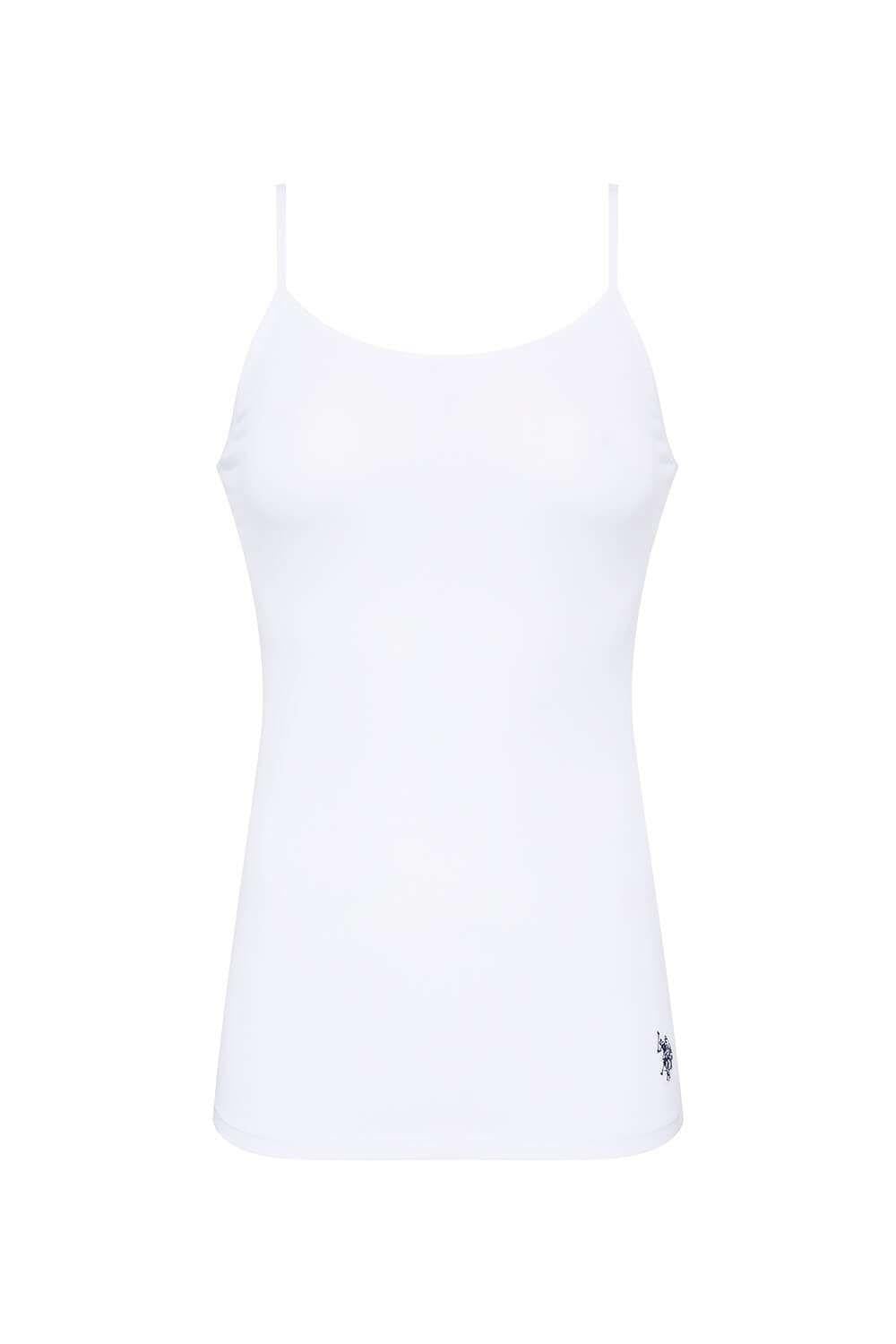 U.S. Polo Assn. Kadın Beyaz Atlet  - US.01.60001.INT 120