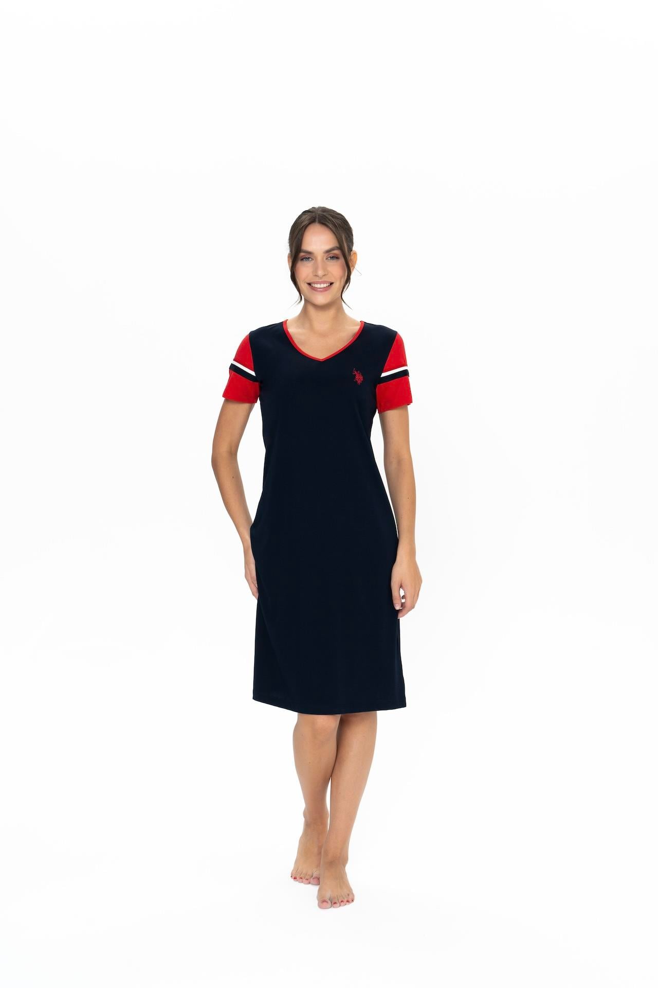 U.S. Polo Assn. Kadın Lacivert Gecelik  - US.01.20009.25Y 240