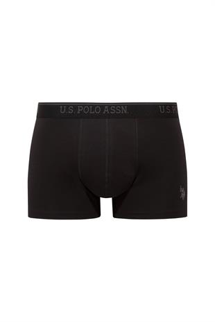 U.S. Polo Assn.  Erkek 201 Siyah-Antrasit Melanj - Siyah 3 lü Boxer  - US.01.80536.INT 207