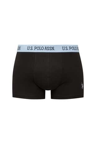 U.S. Polo Assn. Erkek 301 Siyah 3 lü Boxer  - US.01.80653.INT 320