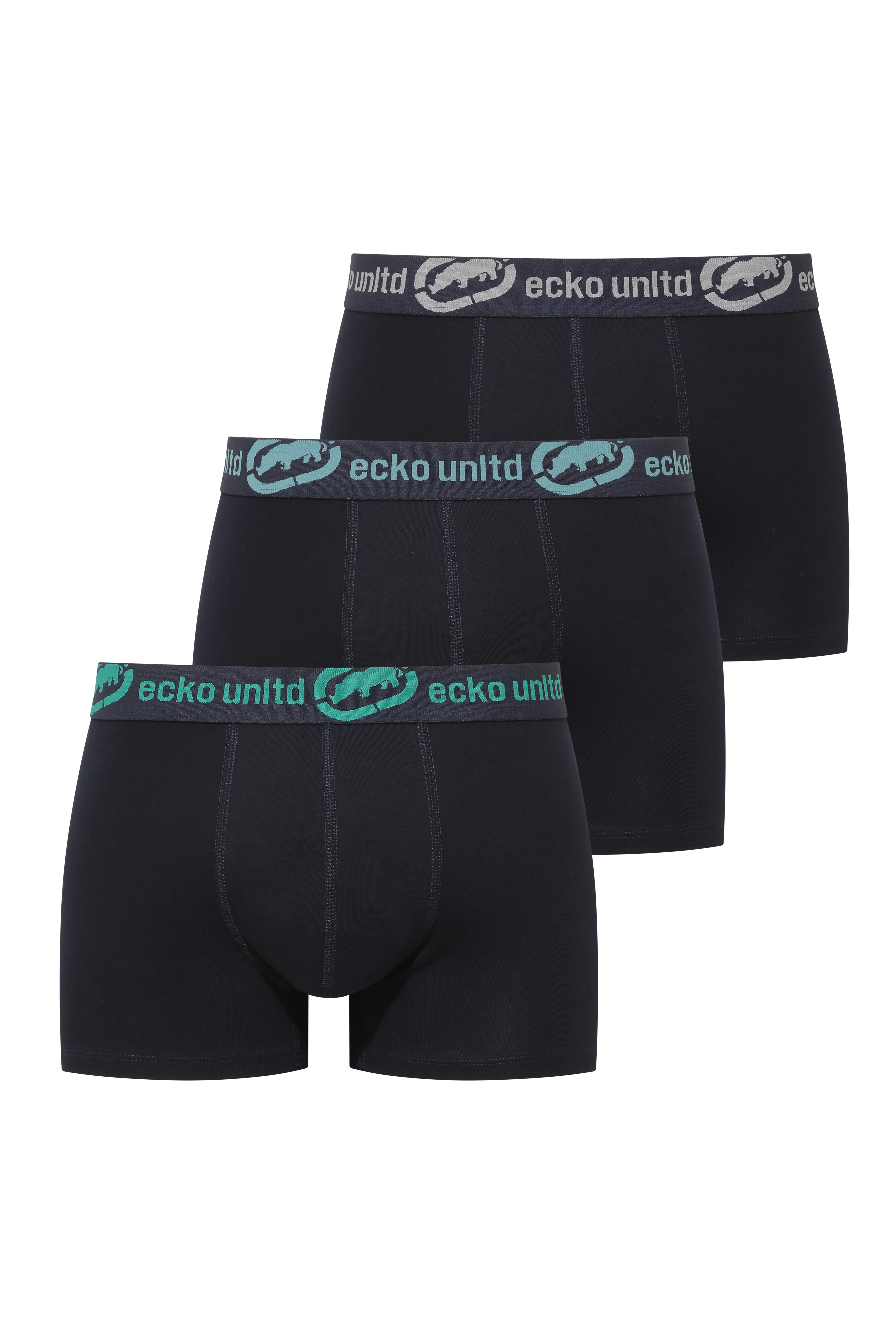 Ecko Lacivert 3'lü Boxer - ECKO.01.40012 240
