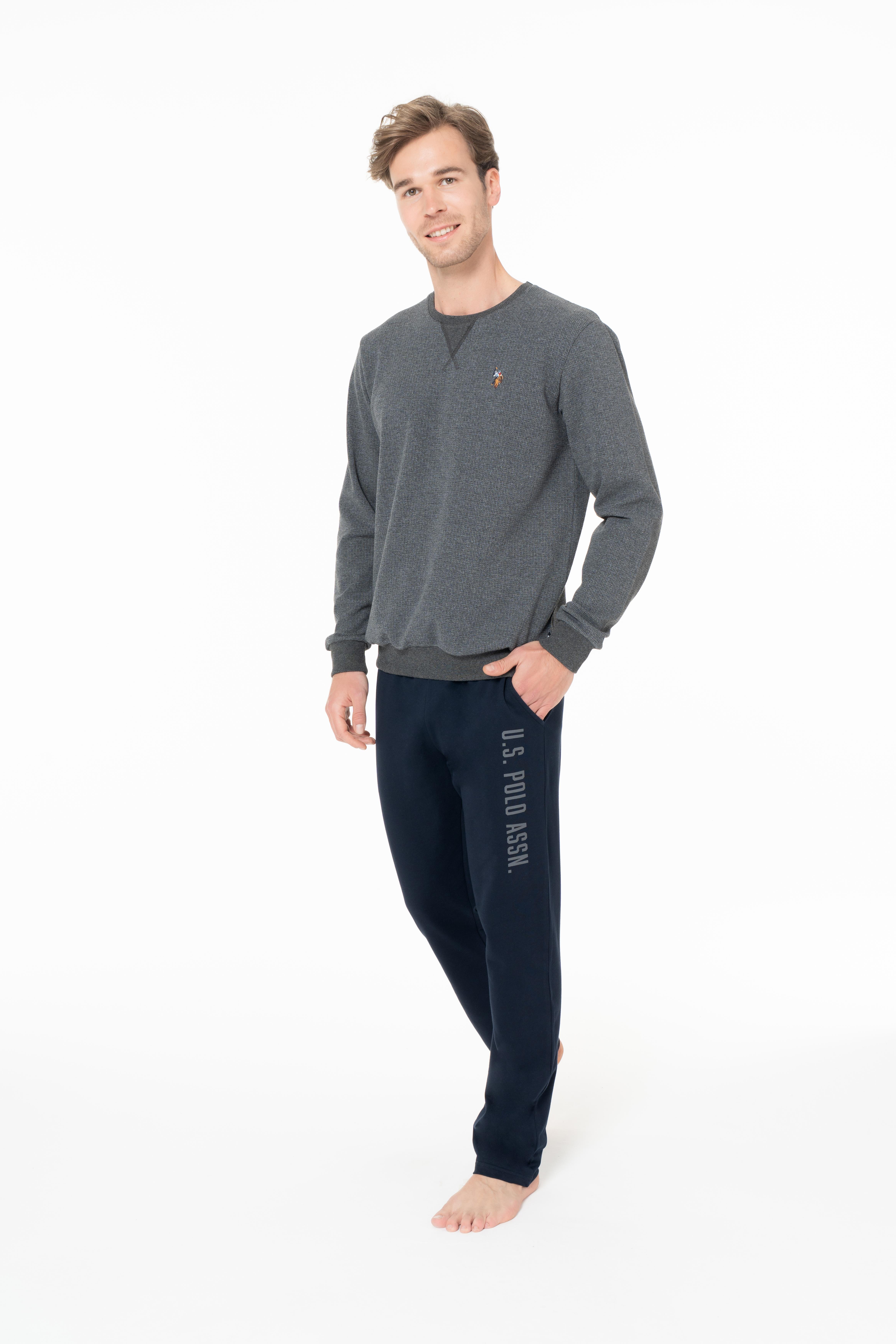 U.S. Polo Assn. Erkek Antrasit Ev Giyim  - US.01.18933.26K 100