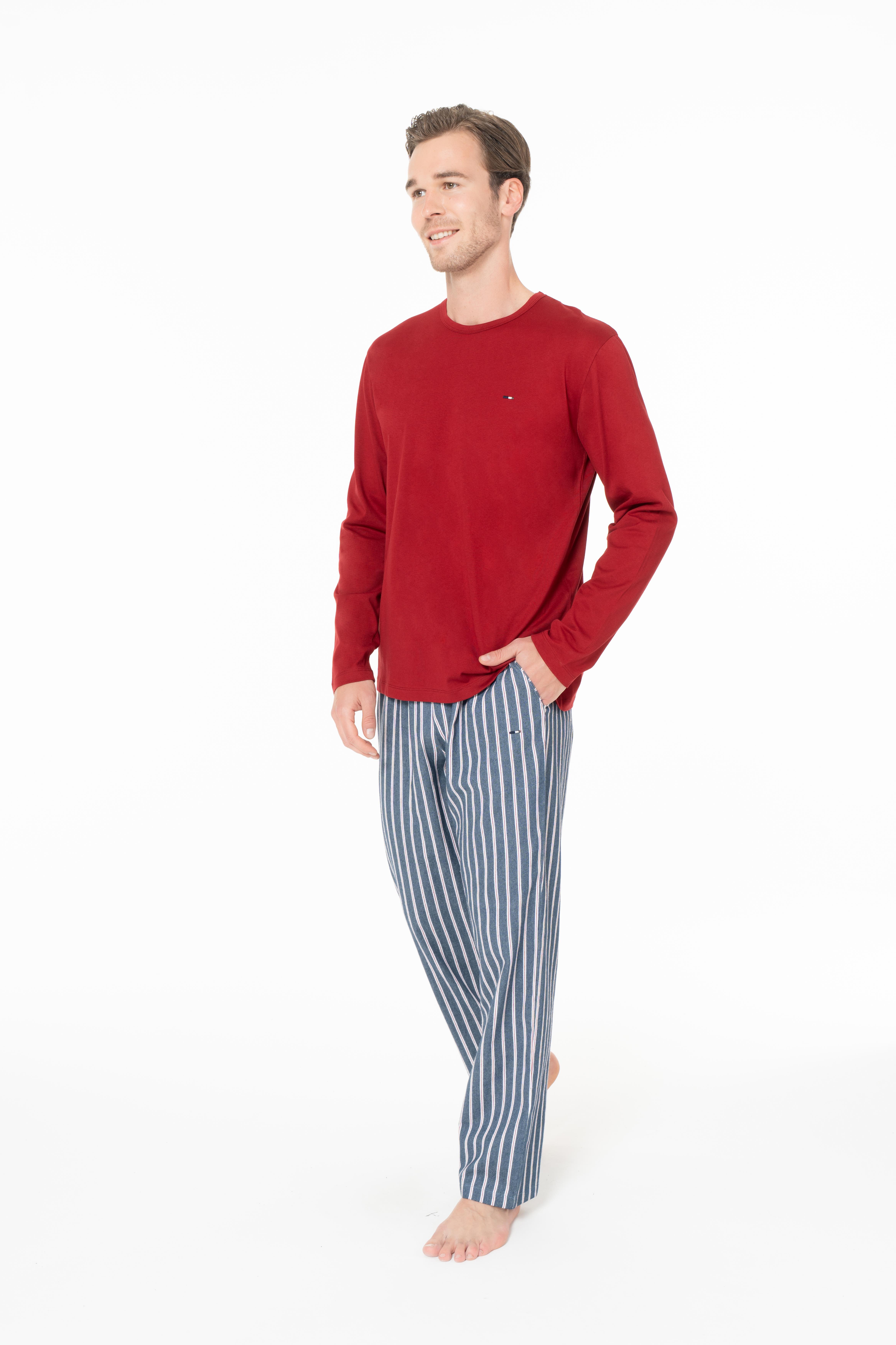U.S. Polo Assn. Erkek Bordo Pijama Takım  - US.01.18977.26K 165