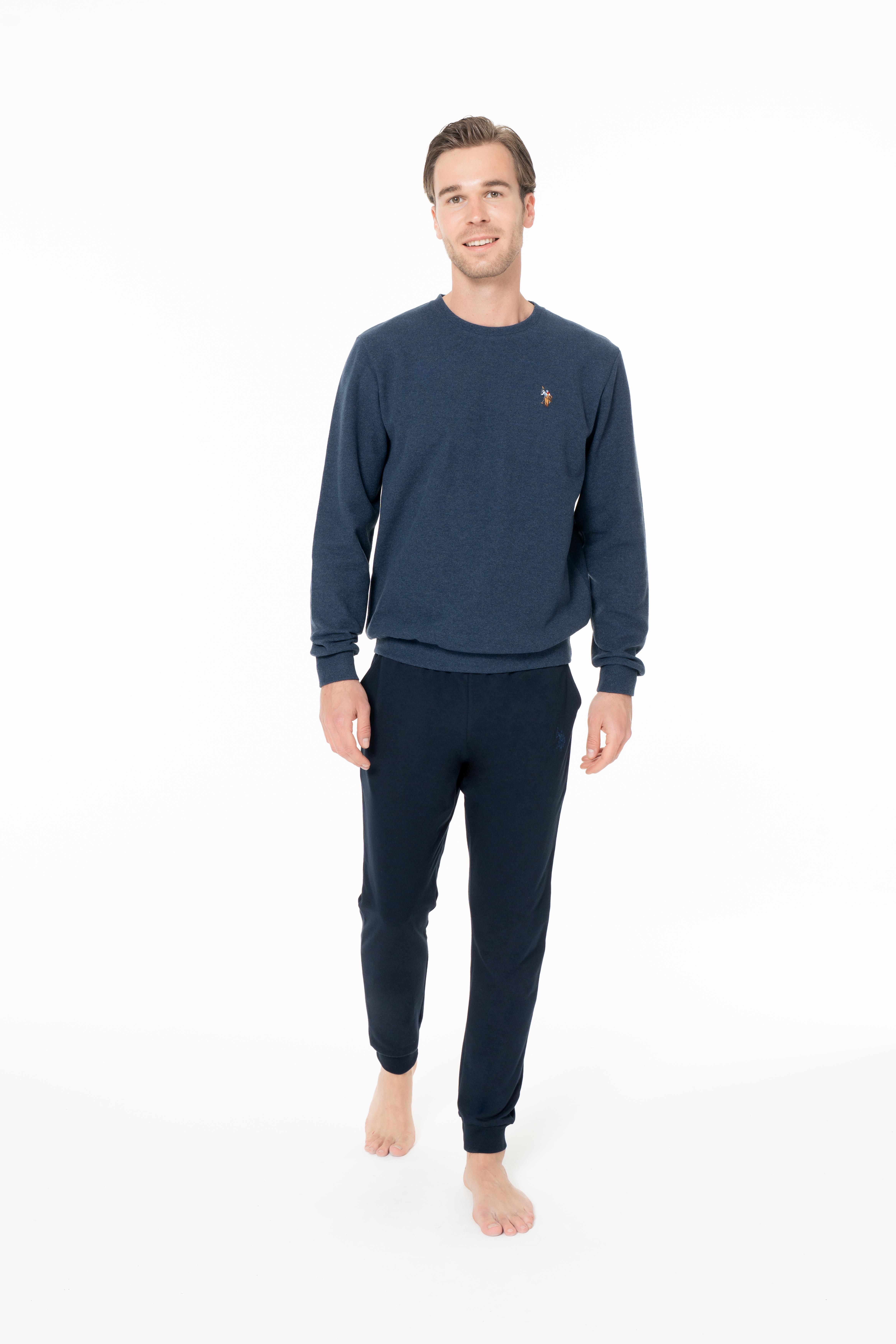 U.S. Polo Assn. Erkek İndigo Ev Giyim  - US.01.18995.26K 182