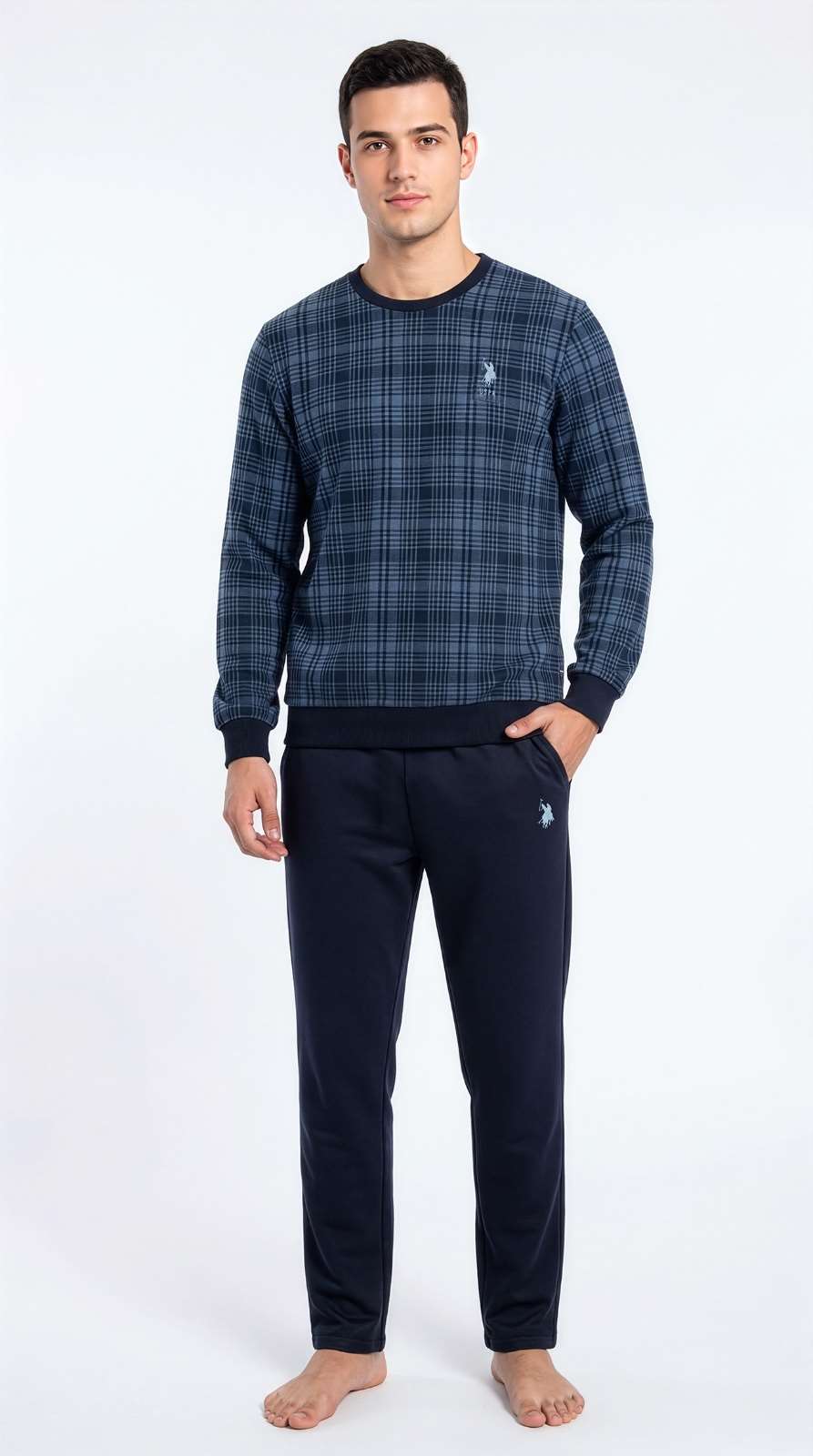 U.S. Polo Assn. Erkek Lacivert Ev Giyim  - US.01.19105.26K 240