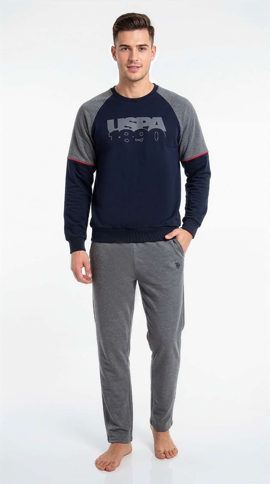 U.S. Polo Assn. Erkek Lacivert Ev Giyim  - US.01.19068.26K 240