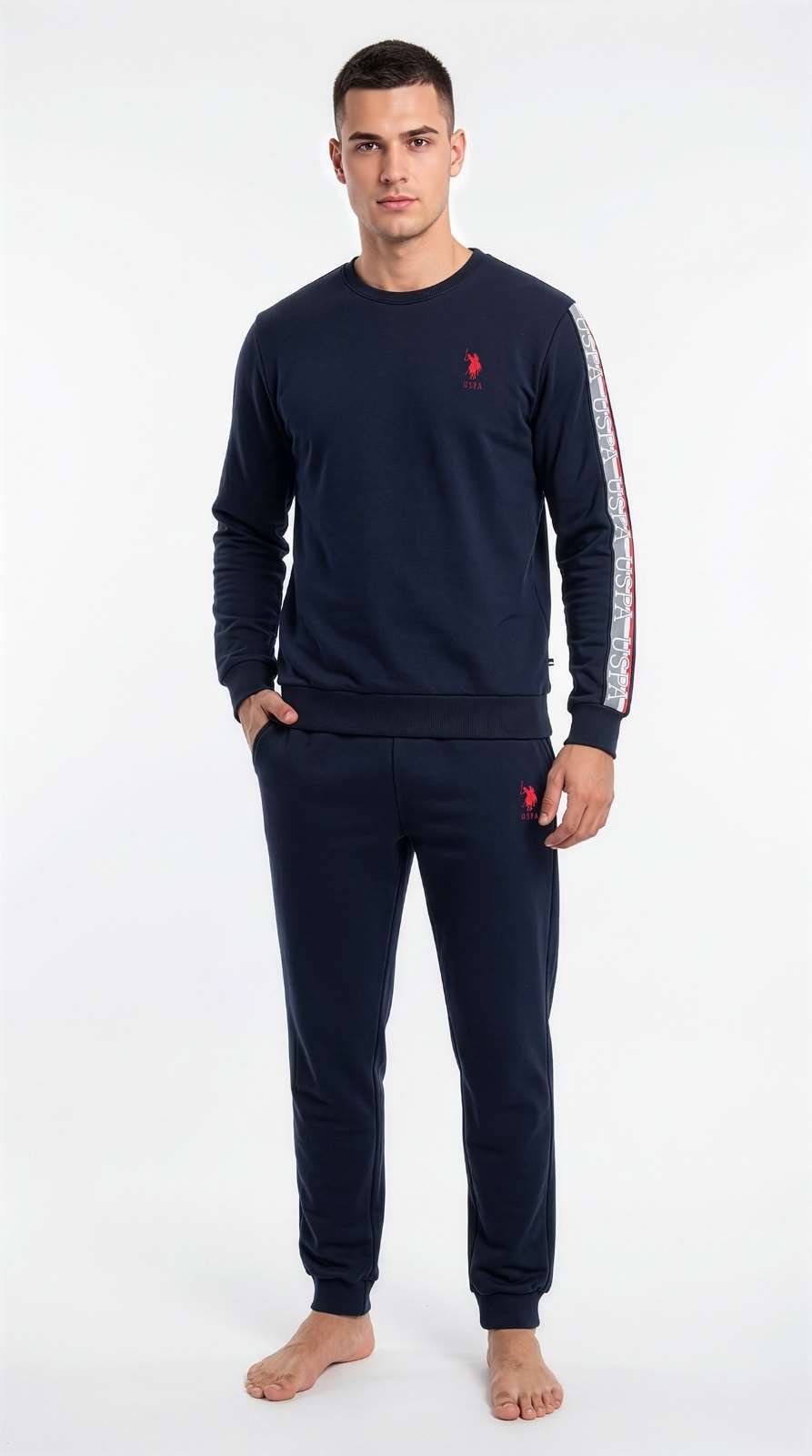 U.S. Polo Assn. Erkek Lacivert Ev Giyim  - US.01.19065.26K 240