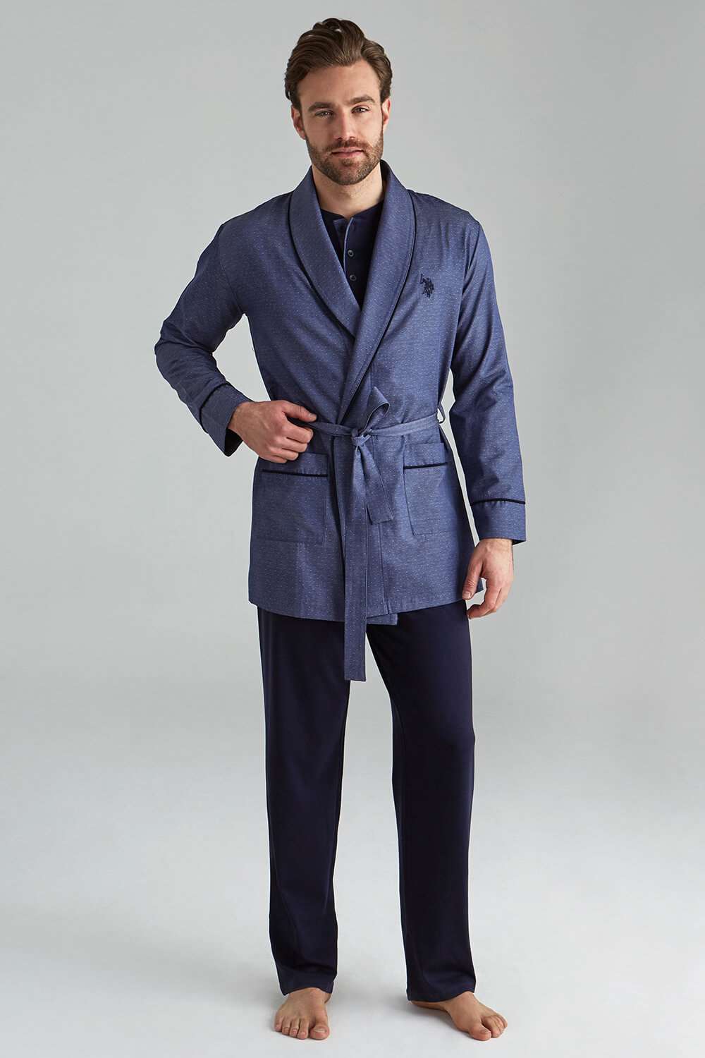 U.S. Polo Assn. Erkek Lacivert Set Takım - US.01.12000 240