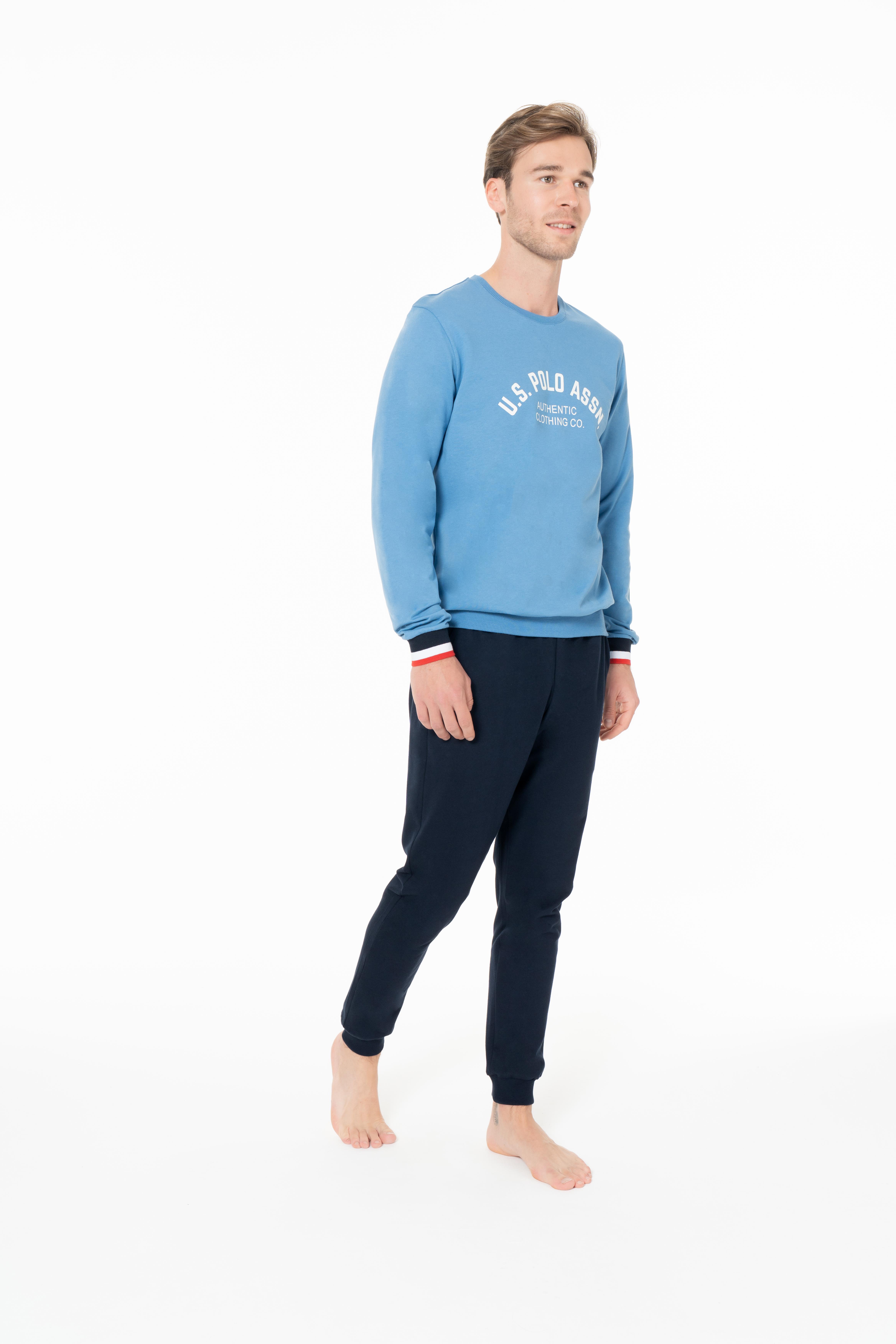 U.S. Polo Assn. Erkek Mavi Ev Giyim  - US.01.18943.26K 180