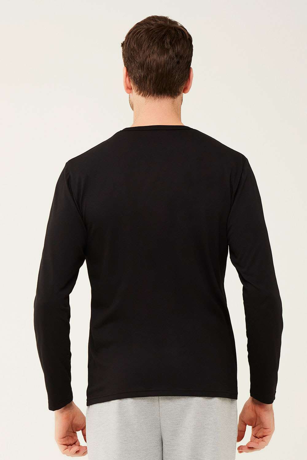 U.S. Polo Assn. Erkek Siyah Uzun Kollu T-shirt | Modcollection.com.tr