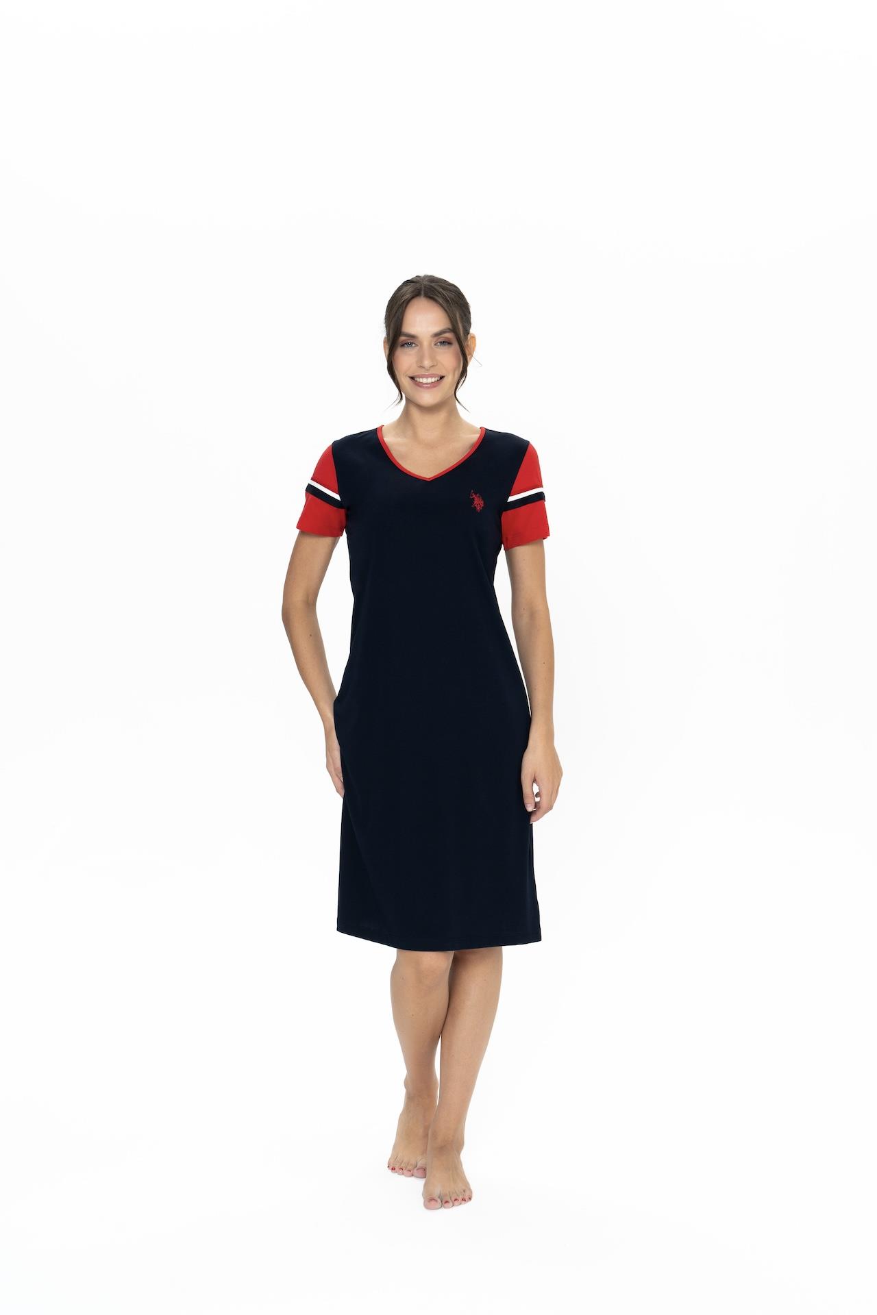 U.S. Polo Assn. Kadın Lacivert Gecelik  - US.01.20009.25Y 240