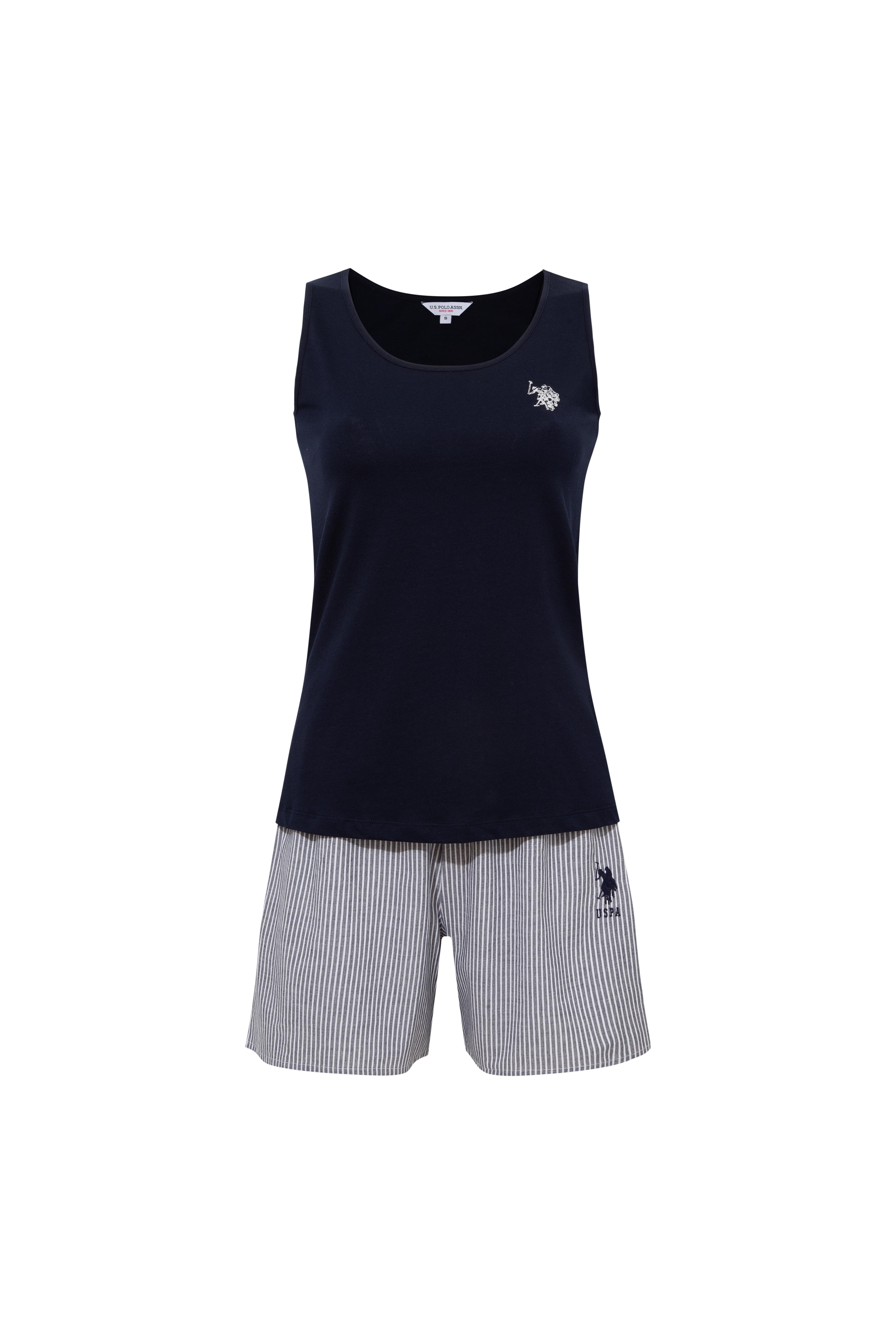 U.S. Polo Assn.  Kadın Lacivert Şort Takım  - US.01.20115.INT 205