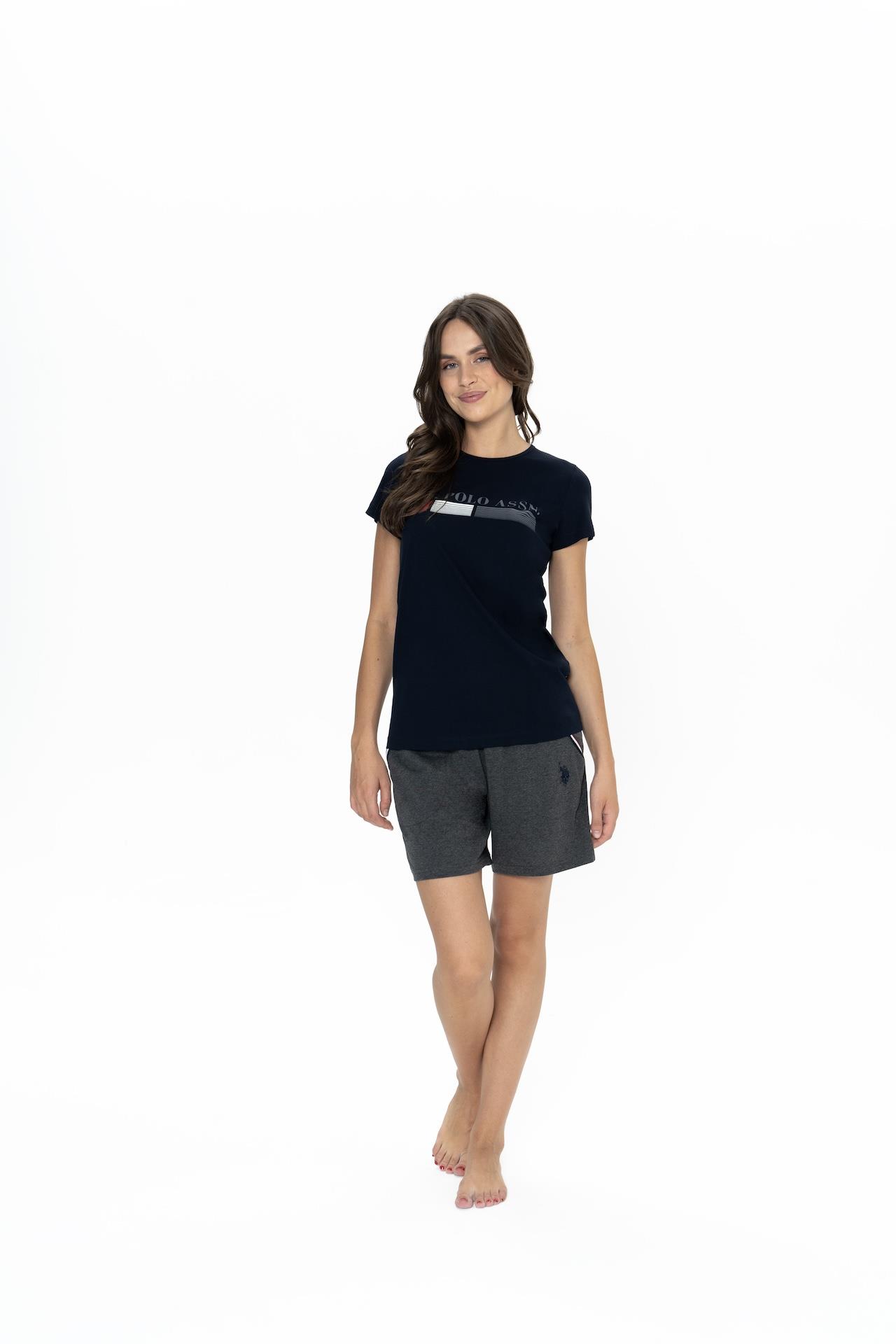 U.S. Polo Assn. Kadın Lacivert Şort Takım  - US.01.20004.25Y 240
