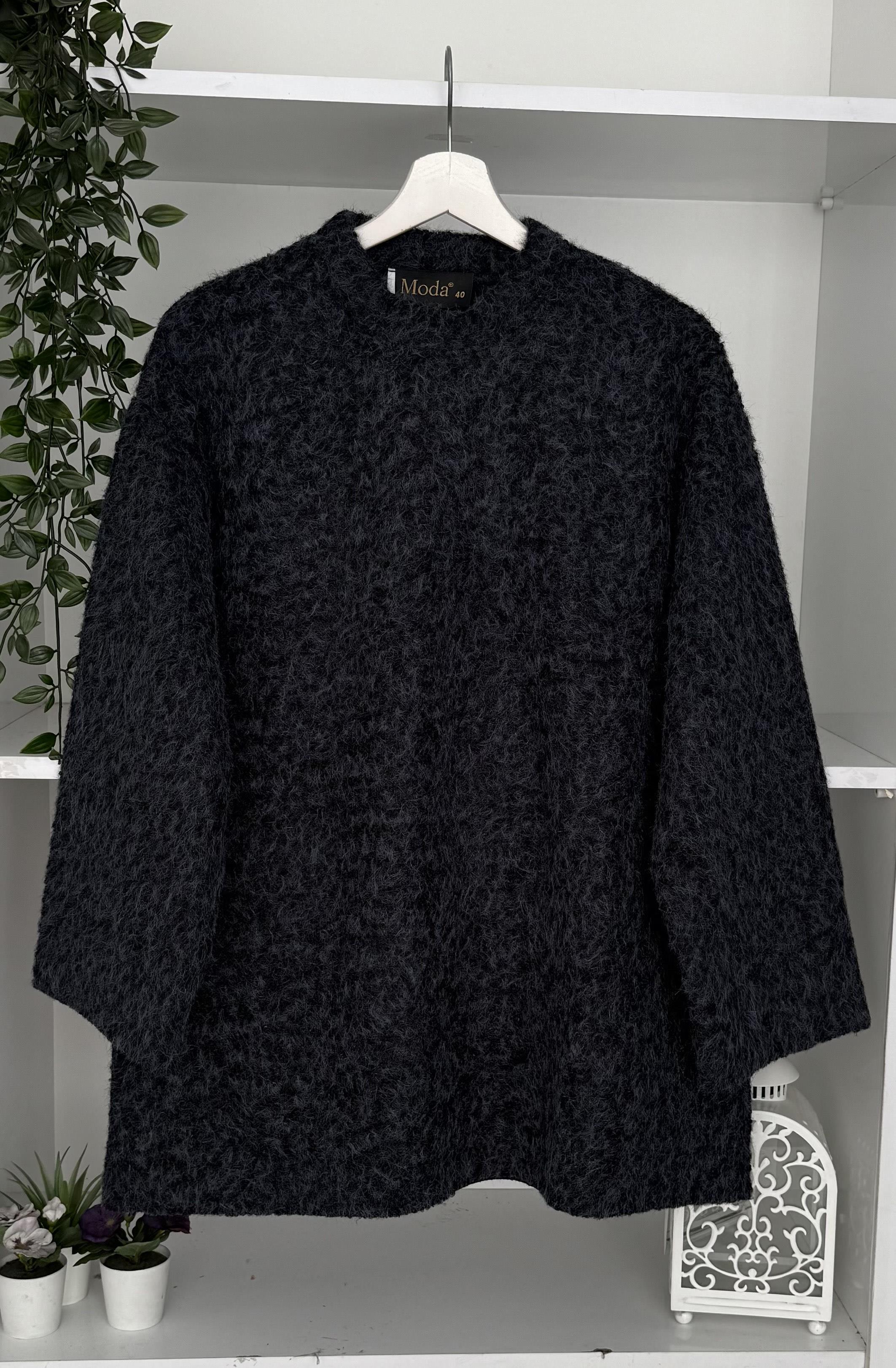 İnce Kaşe Kazak Siyah