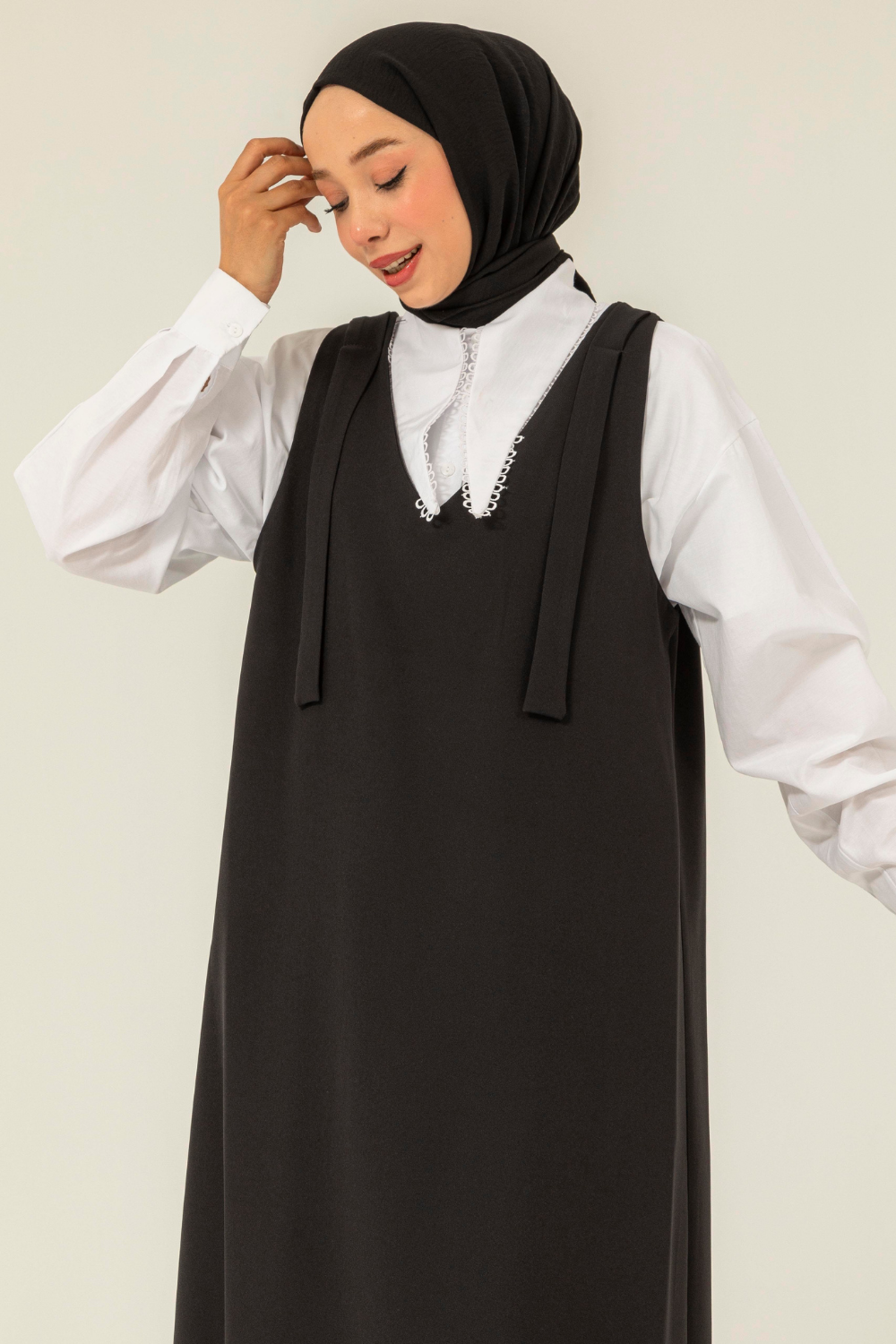 Omuzdan İpli Jile Siyah