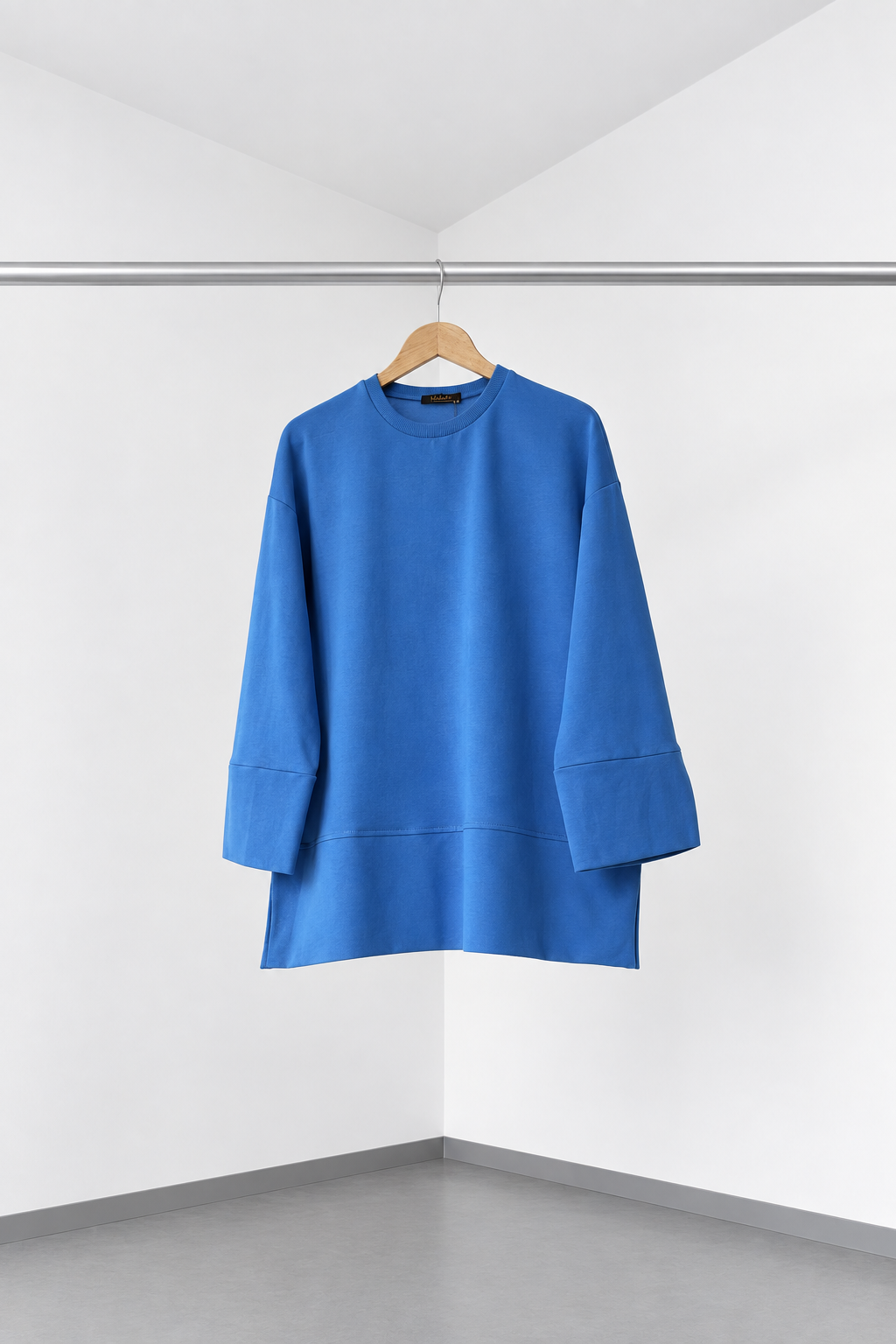 Oversize Sweat İndigo