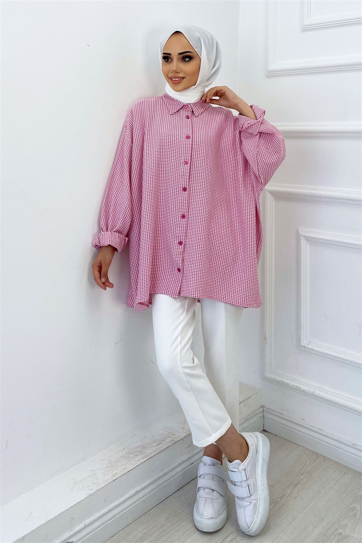 Pötikare Gömlek Pembe