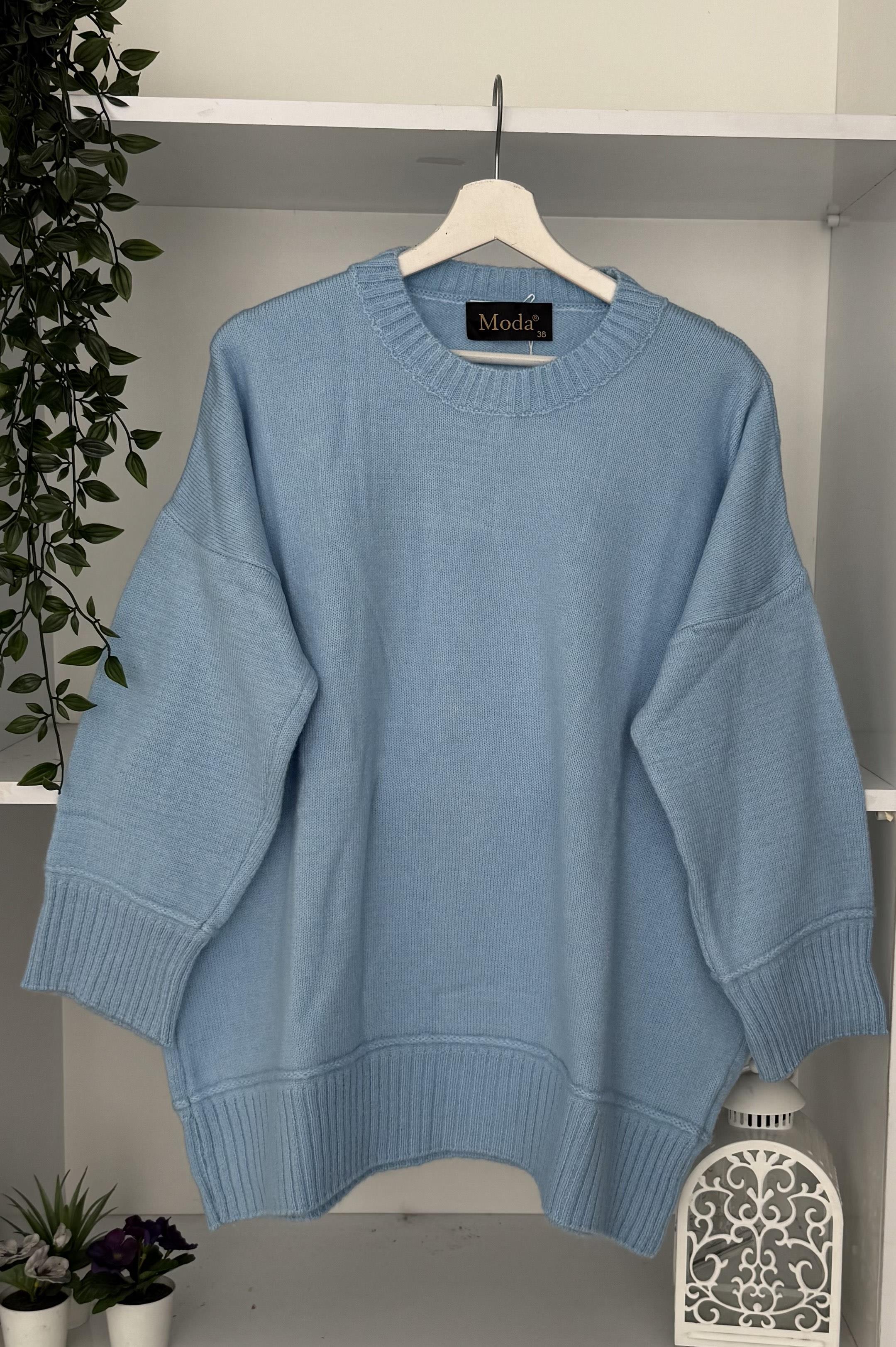 Triko Kazak Bebe Mavisi