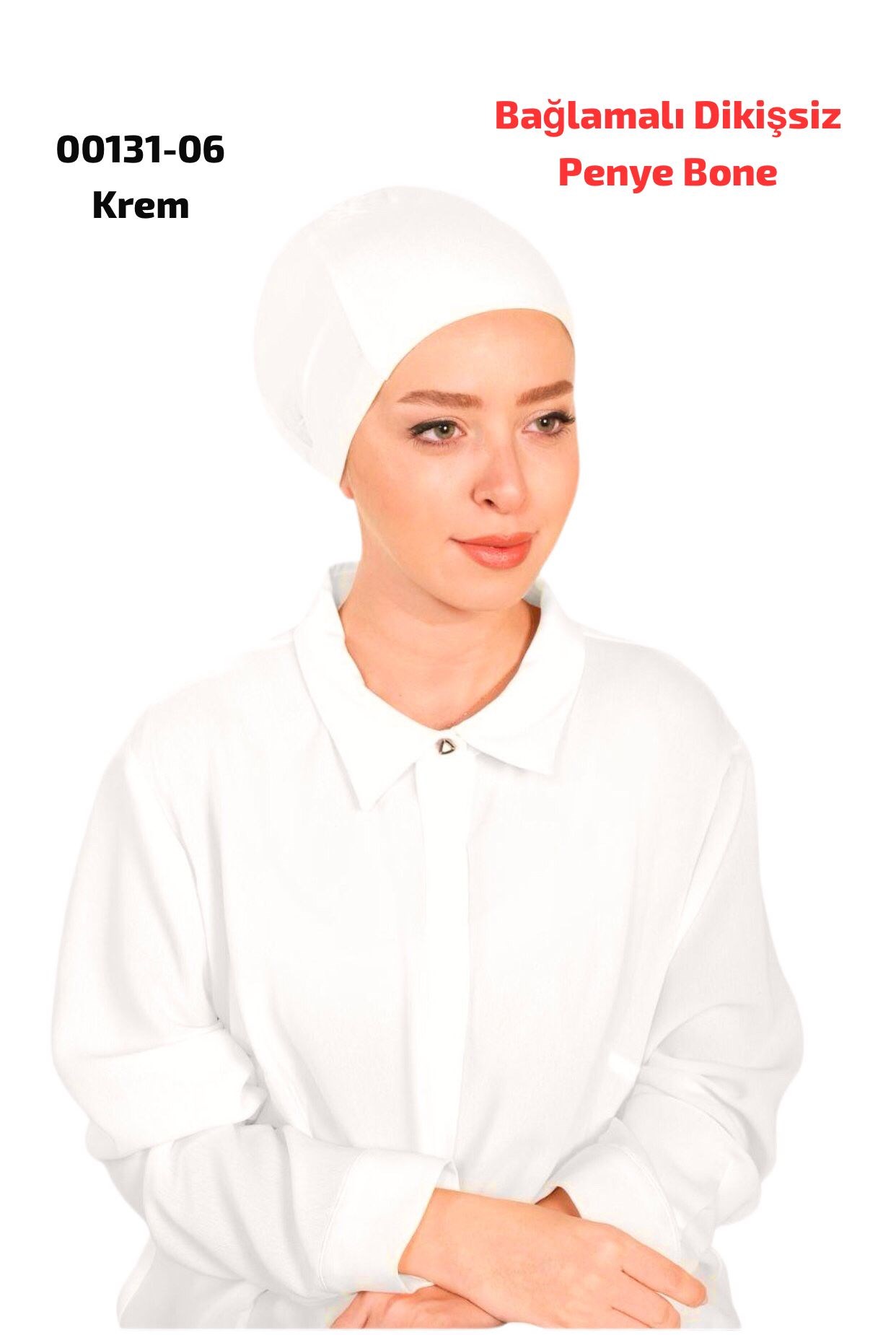 00131 Dikişsiz Penye Bone Bağlamalı