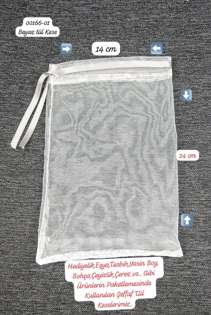 00166 Tül Kese (14*24 cm)