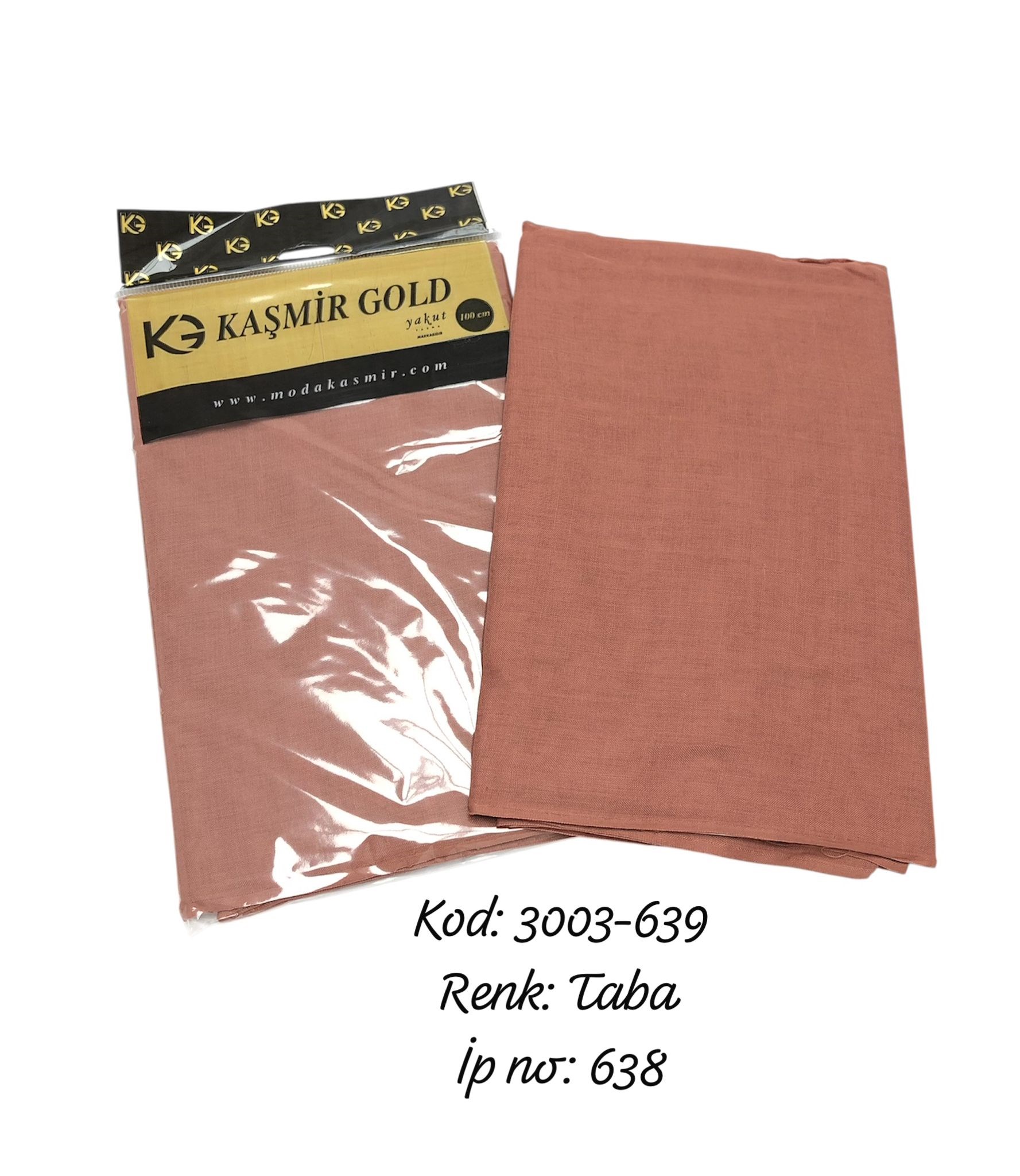 3003 Poşetli Kaşmir 100 Cm Düz Yazma