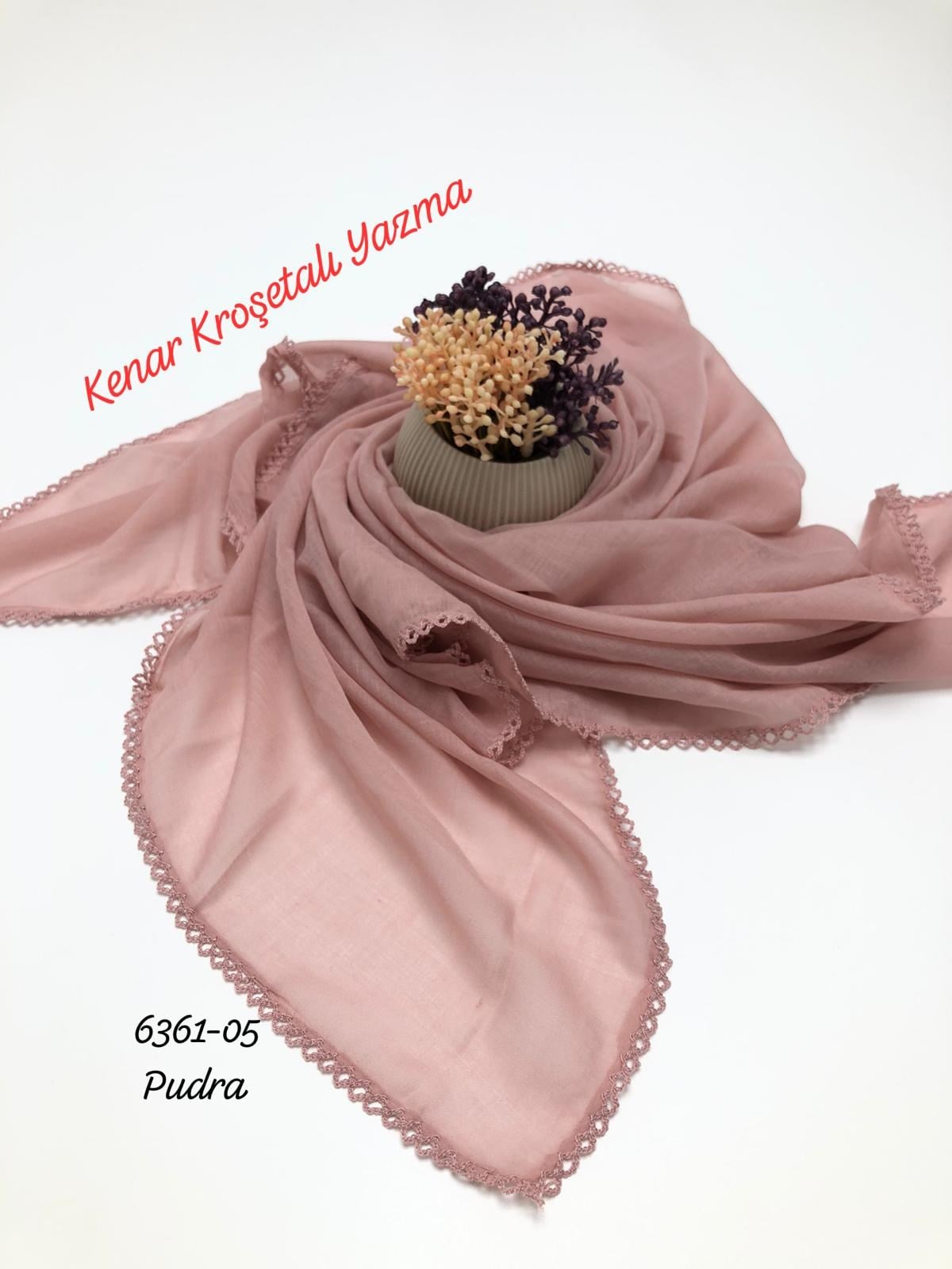 6361 Düz Kenar Kroşetalı (Tığlı ) Yazma