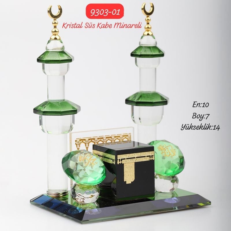 9303 Kristal Süs Kabe Minareli