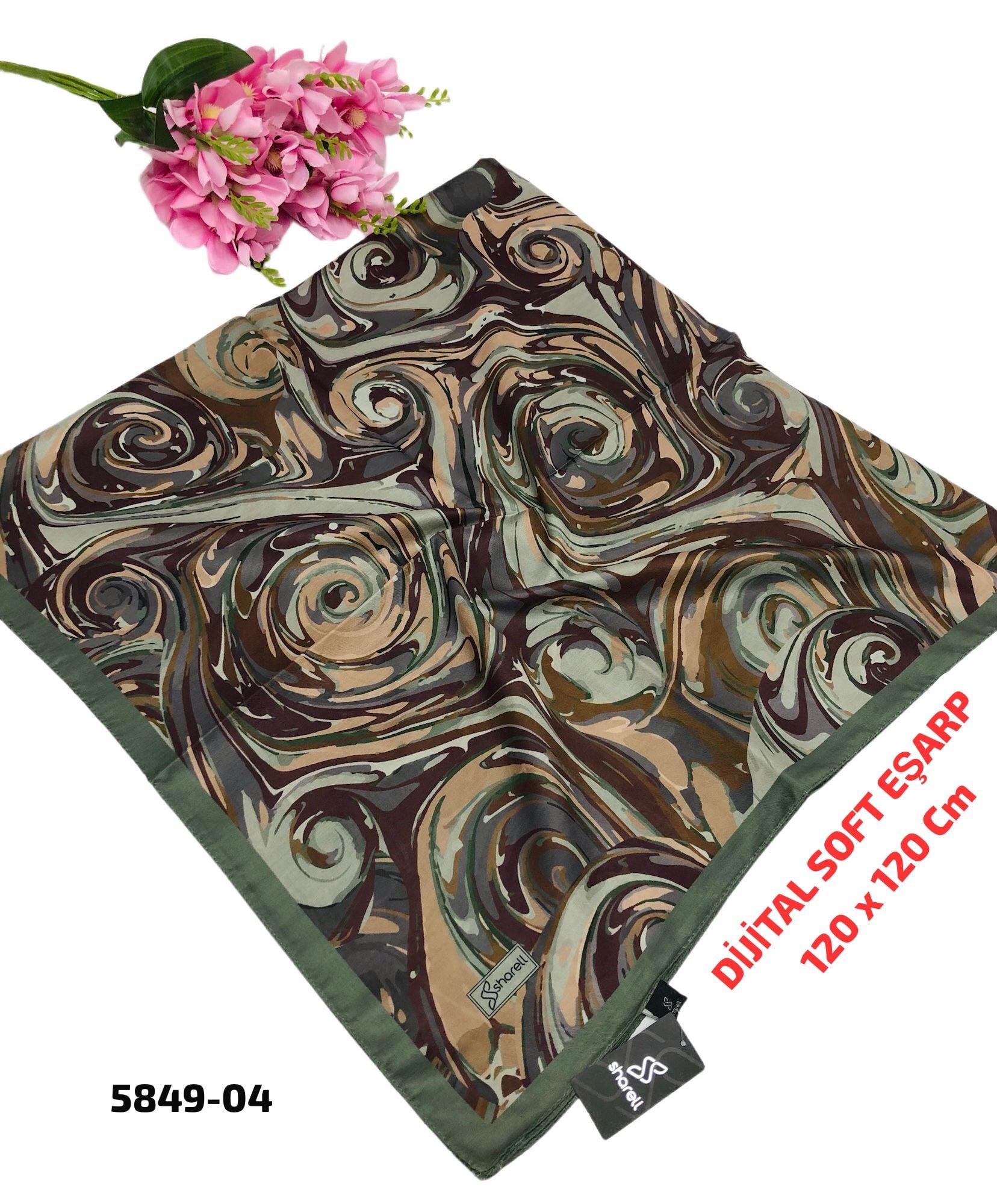 Dijital Soft Eşarp 120cm