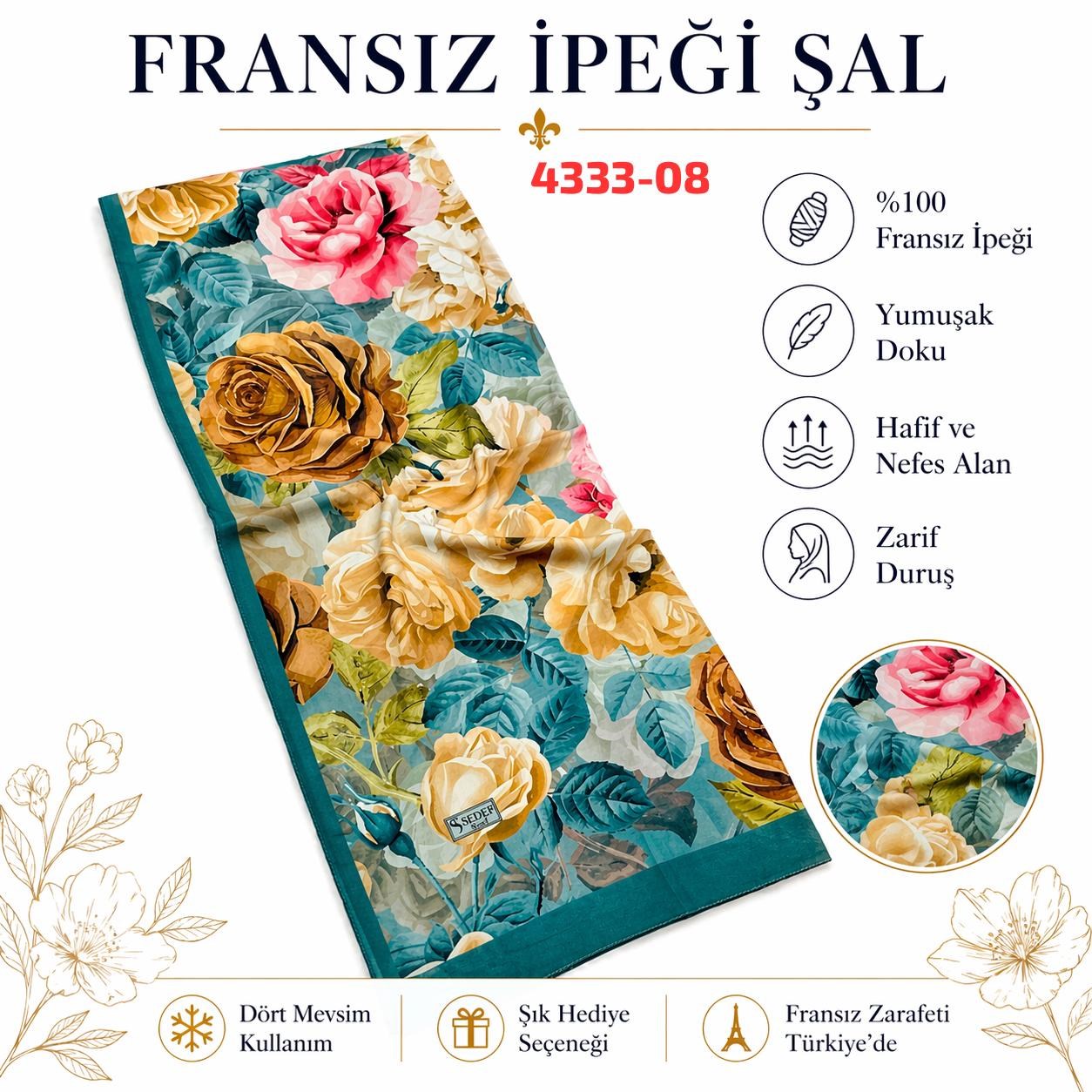 Fransız İpeği Şal