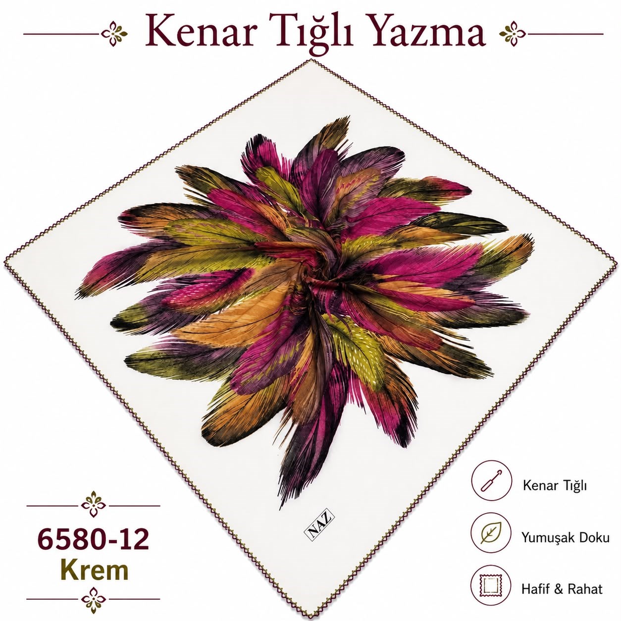 Kenar Tığlı Yazma