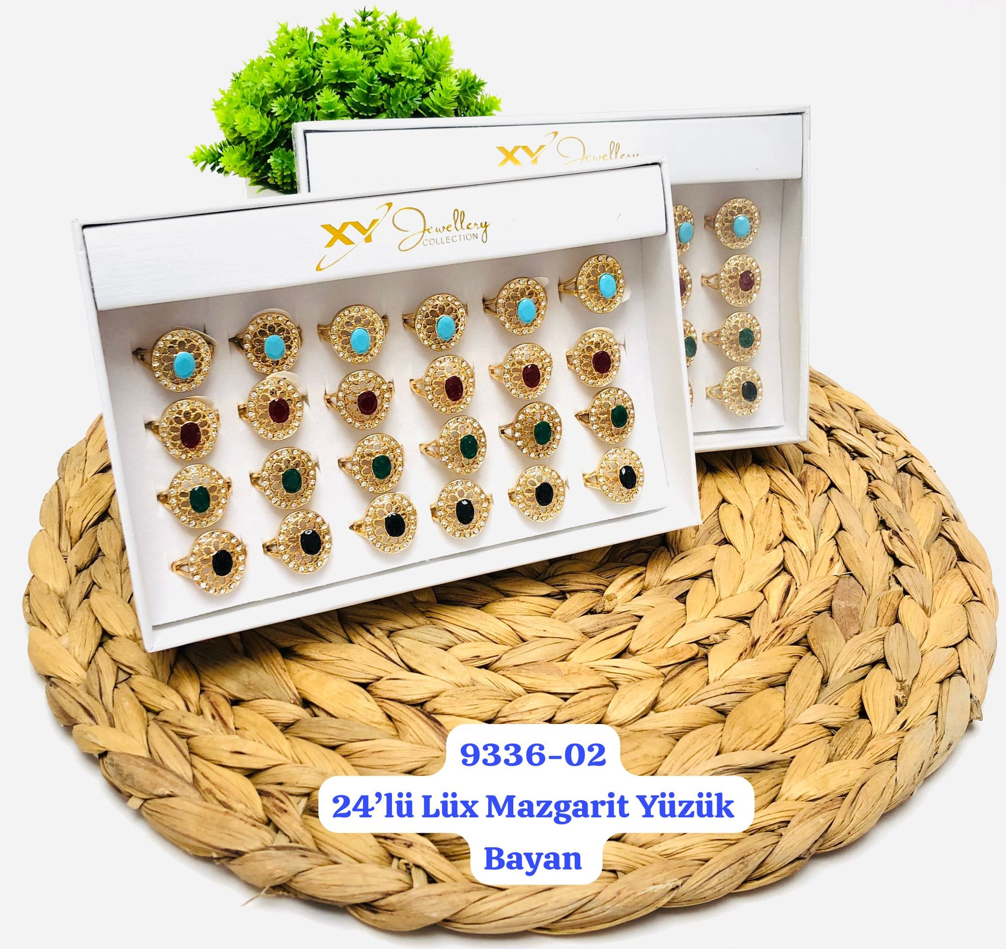 Lüks Mazgarit Yüzük