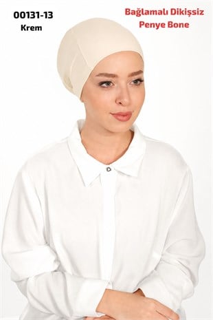 00131 Dikişsiz Penye Bone Bağlamalı
