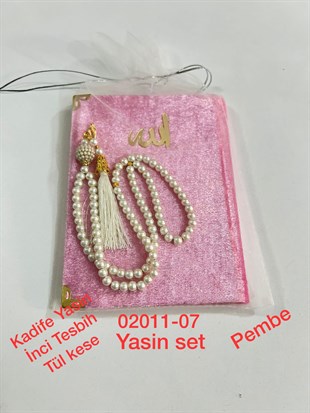 02011 Kadife Yasin 3 'lü  Set